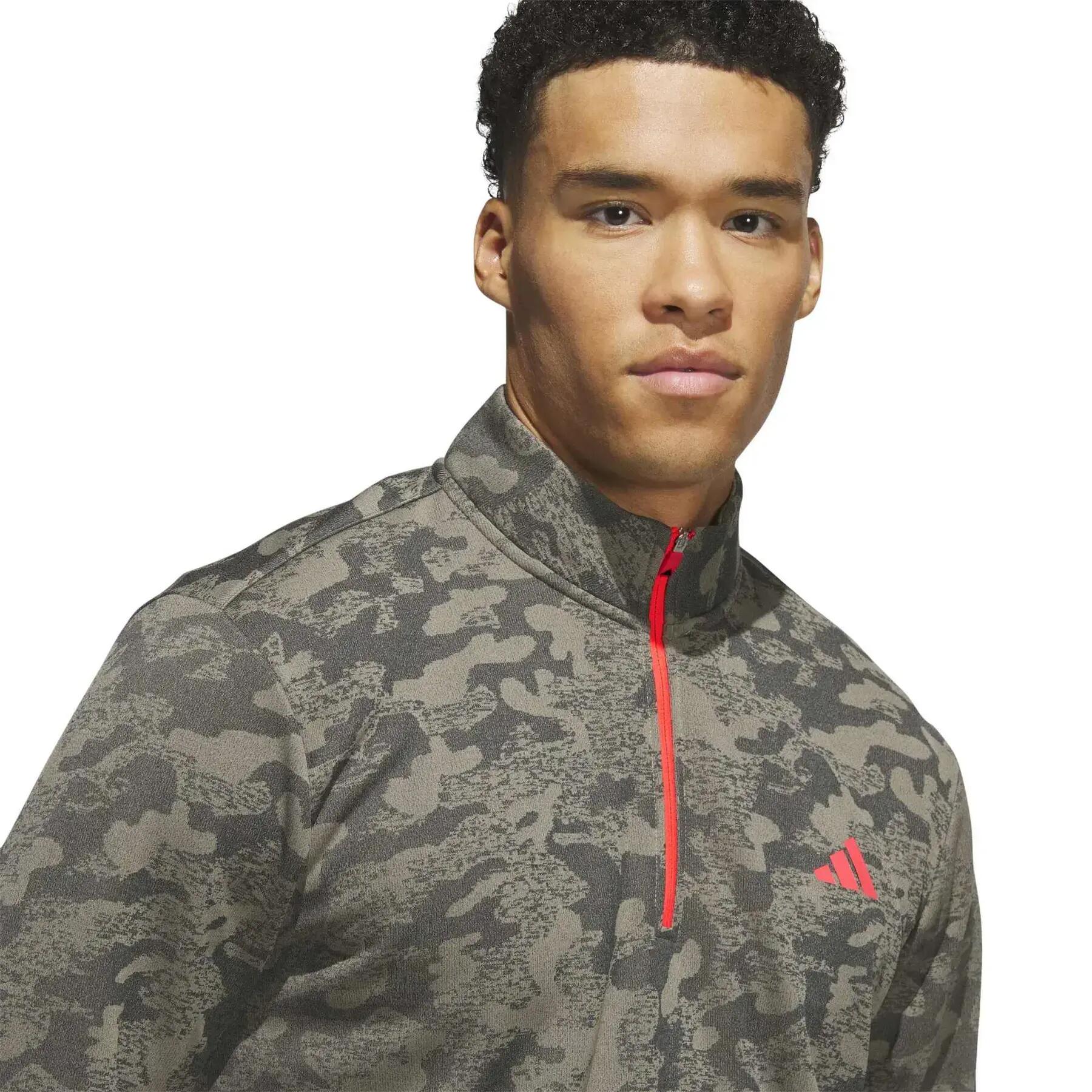 Adidas Ult Durable Water Repelent Quarter-Zip, herensweatshirt, camouflage 5/6
