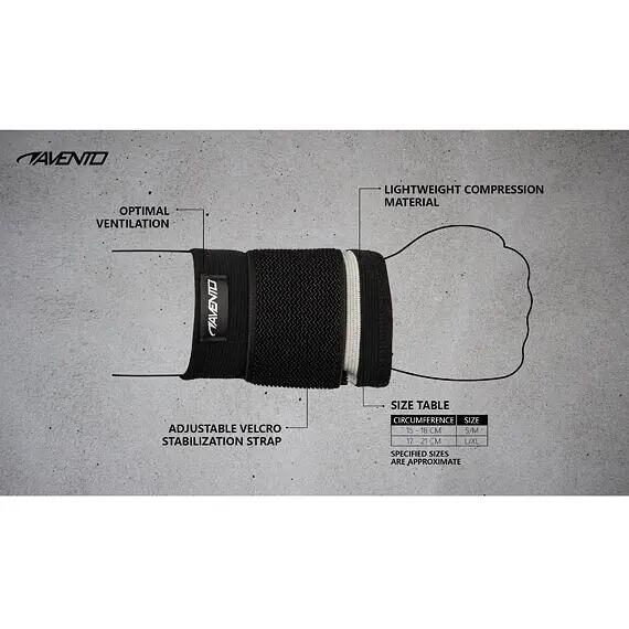 Kompressionsarmband - Schwarz - Handgelenkbandage 2/6