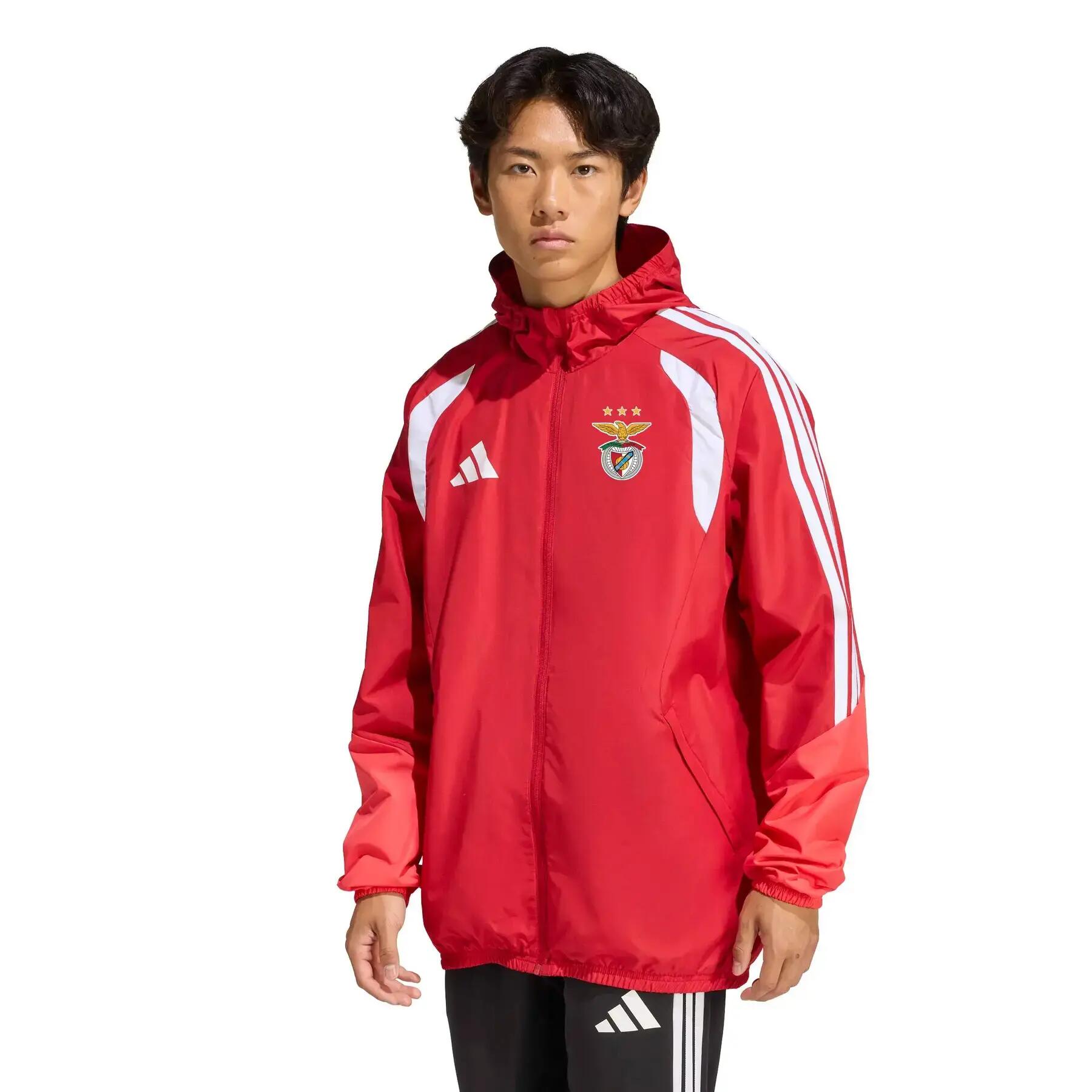 Casaco - futebol - Benfica - impermeável - vermelho 3/7