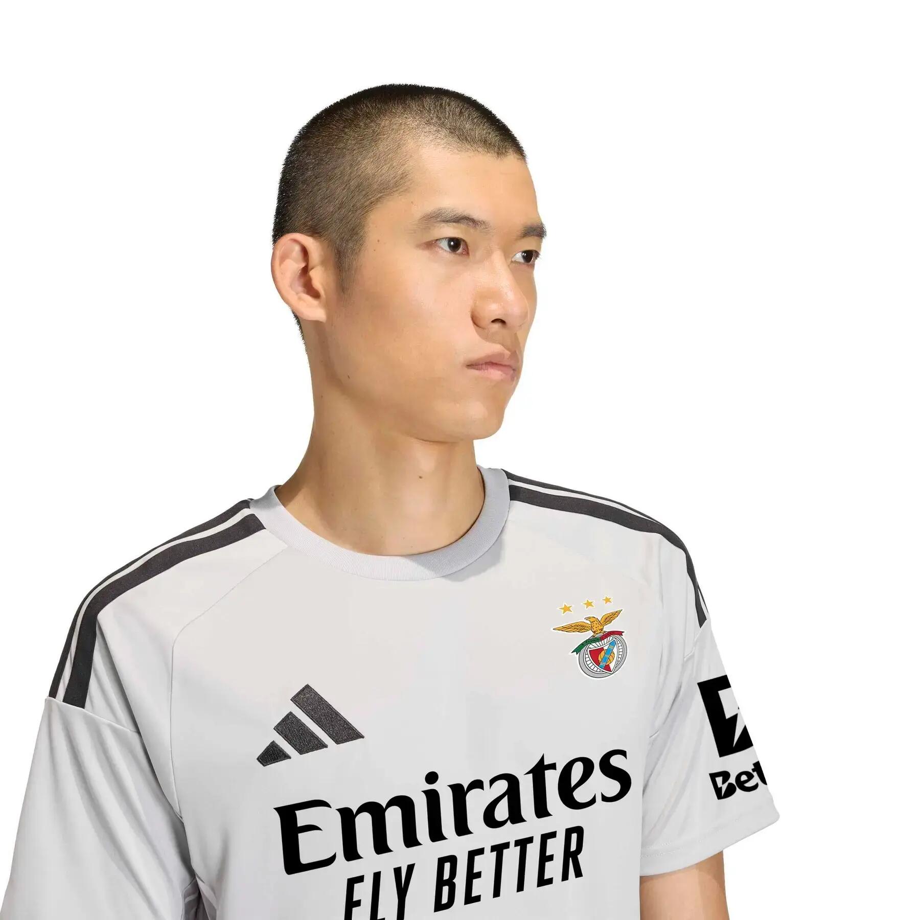 Camisola guarda-redes - futebol - Climacool - Benfica - cinza 6/7