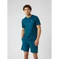 bjorn_borg ACE MESH PANEL T-SHIRT in poliestere riciclato – REFLECTING POND 6/6