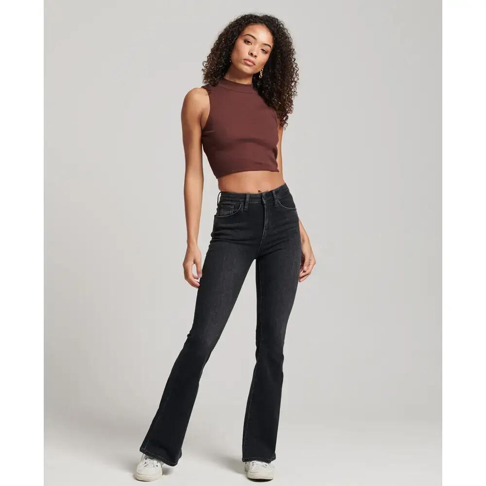 Tank top court with high collar woman Superdry 2/4