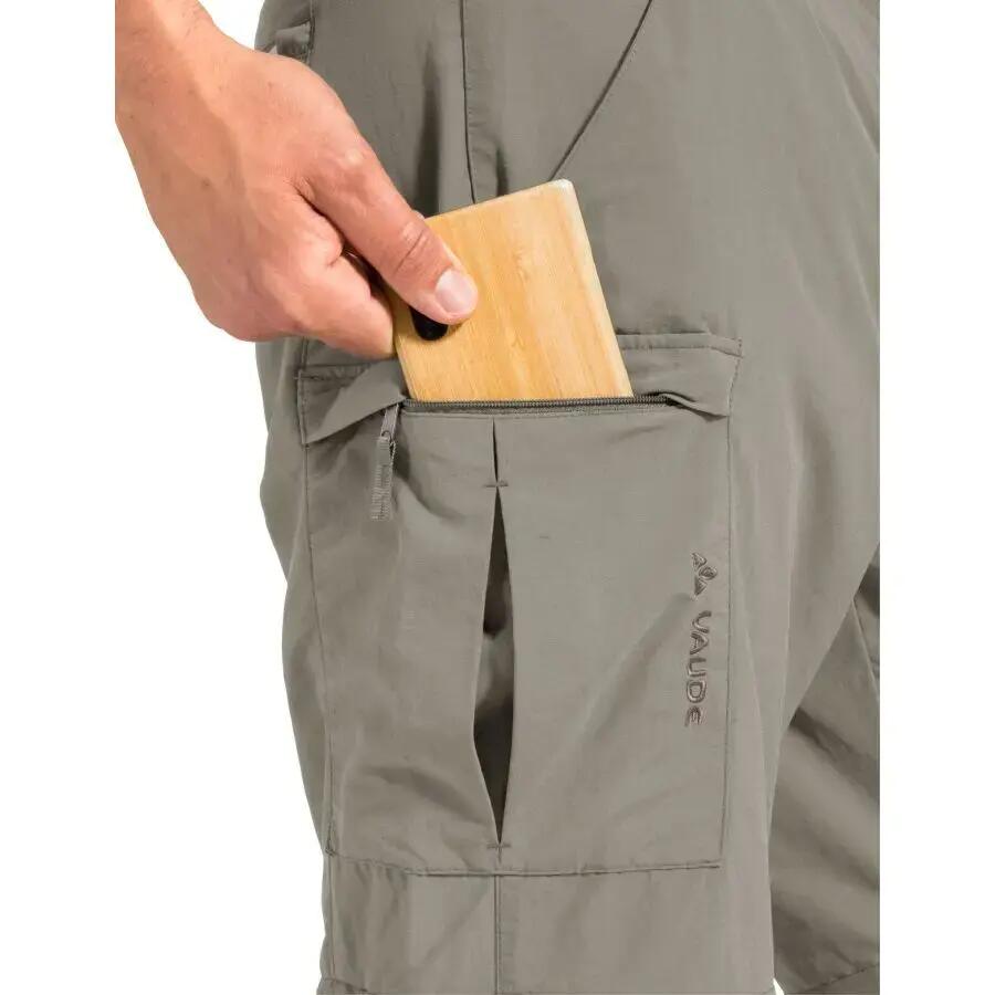 Spodnie trekkingowe Vaude Farley Zip Off V Szary 7/7