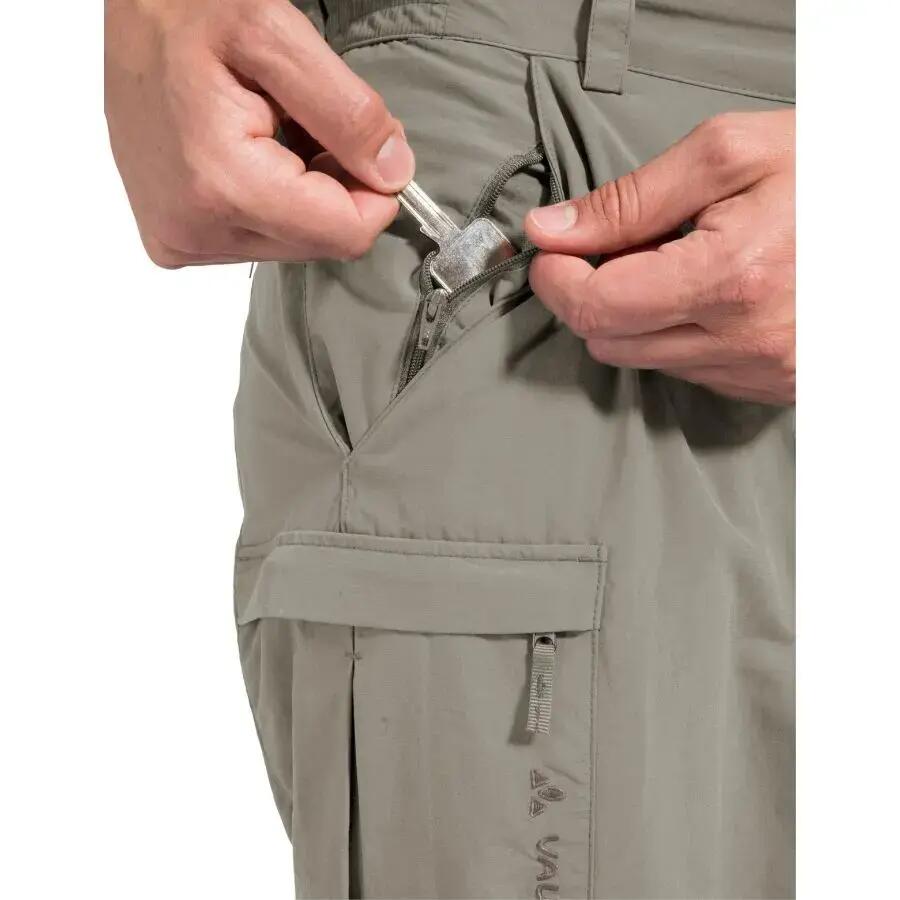 Spodnie trekkingowe Vaude Farley Zip Off V Szary 6/7