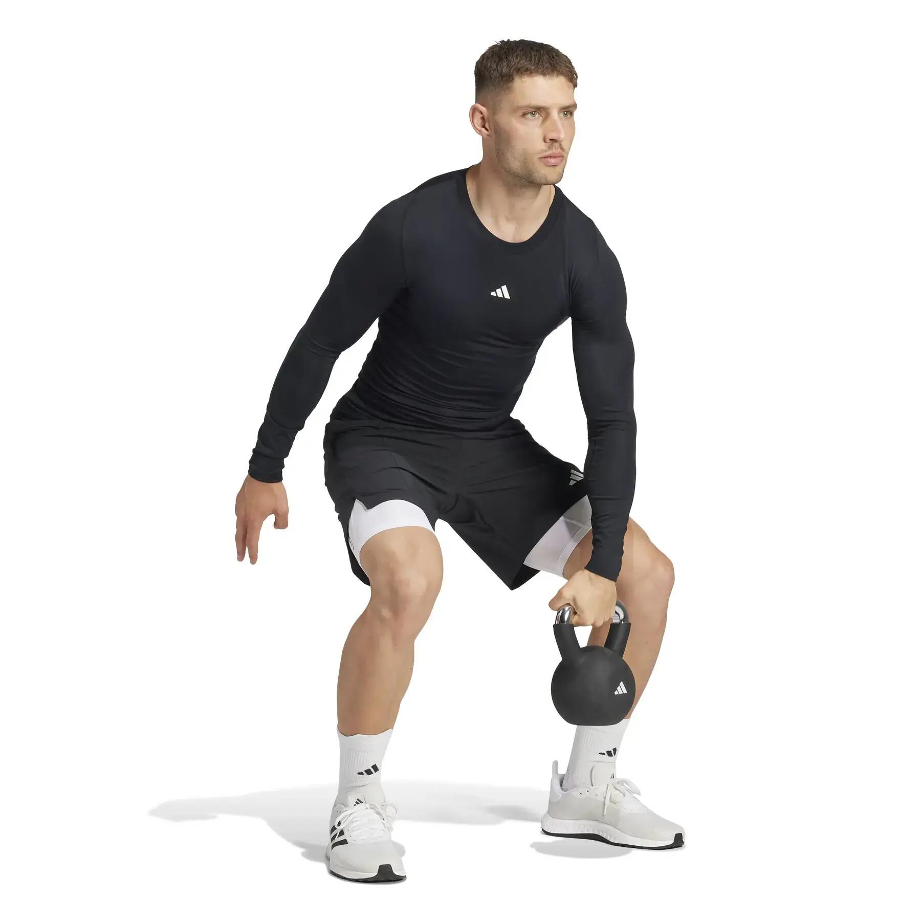T-shirt de training manches longues compression TECHFIT 4/6