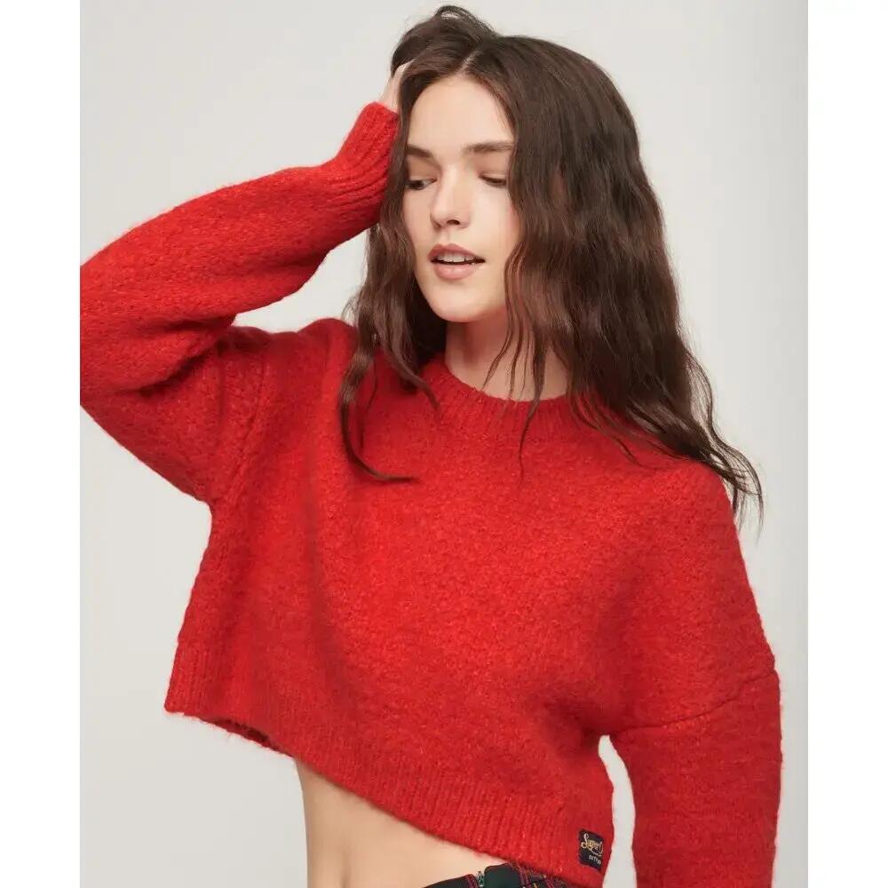 Pull court texturée femme Superdry Vintage 4/6