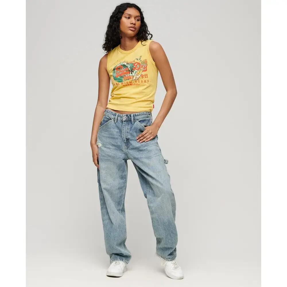 Women's tank top Superdry LA Vintage Logo 2/6