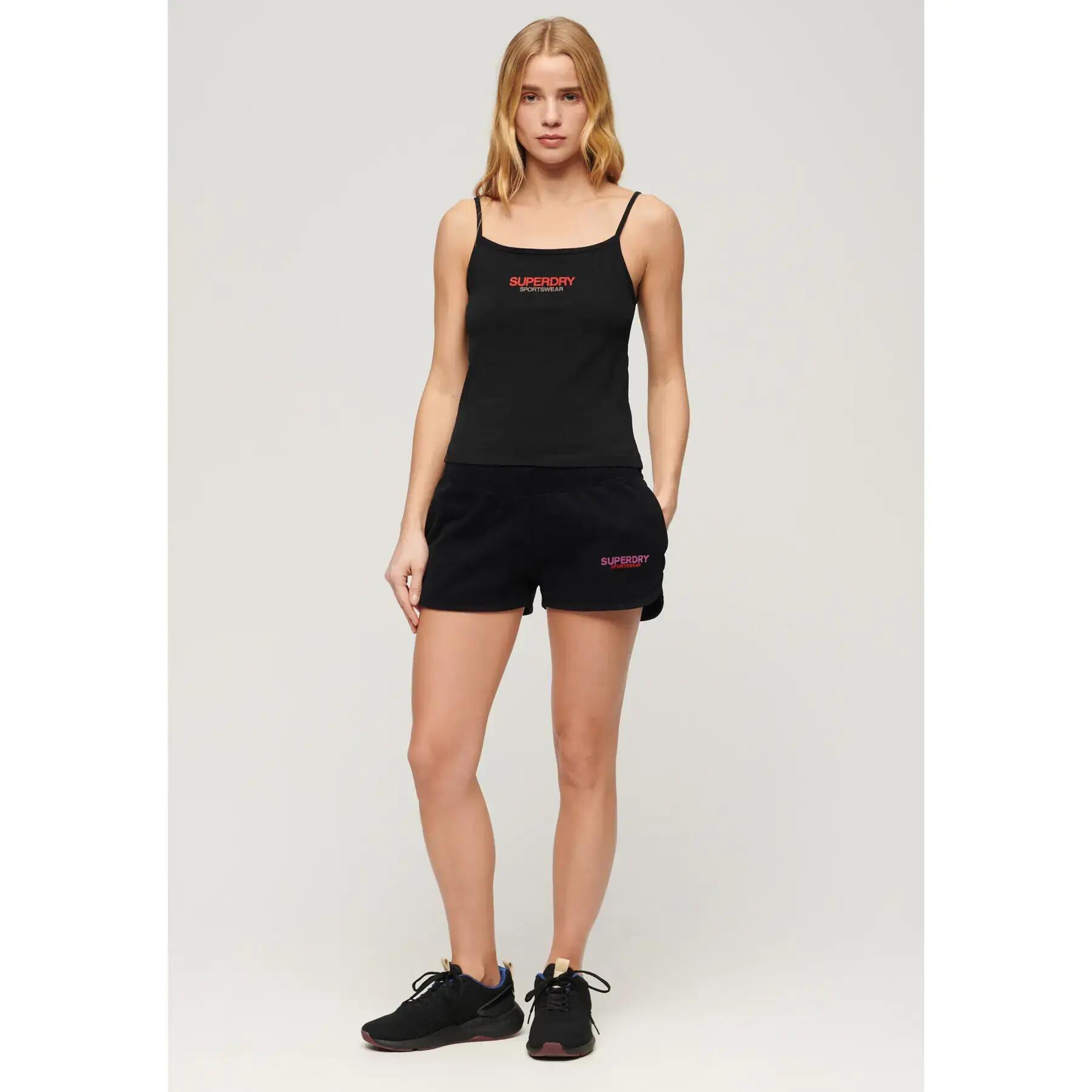 Haut cami ajusté avec logo de vêtements de sport 3/6