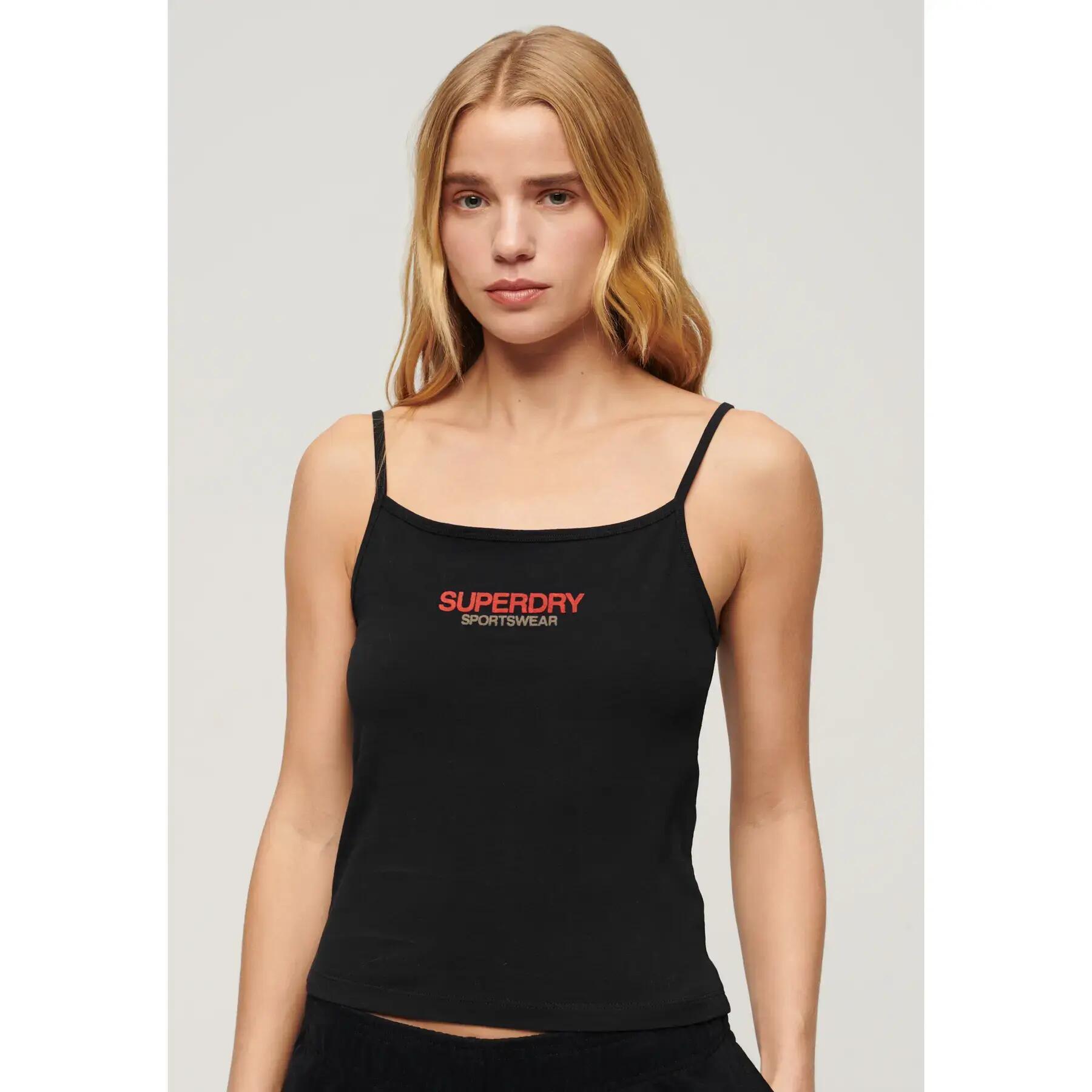 Haut cami ajusté avec logo de vêtements de sport 2/6