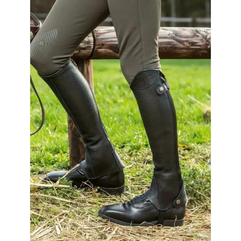 Chaps di comfort Dyon in pelle nera 2/3