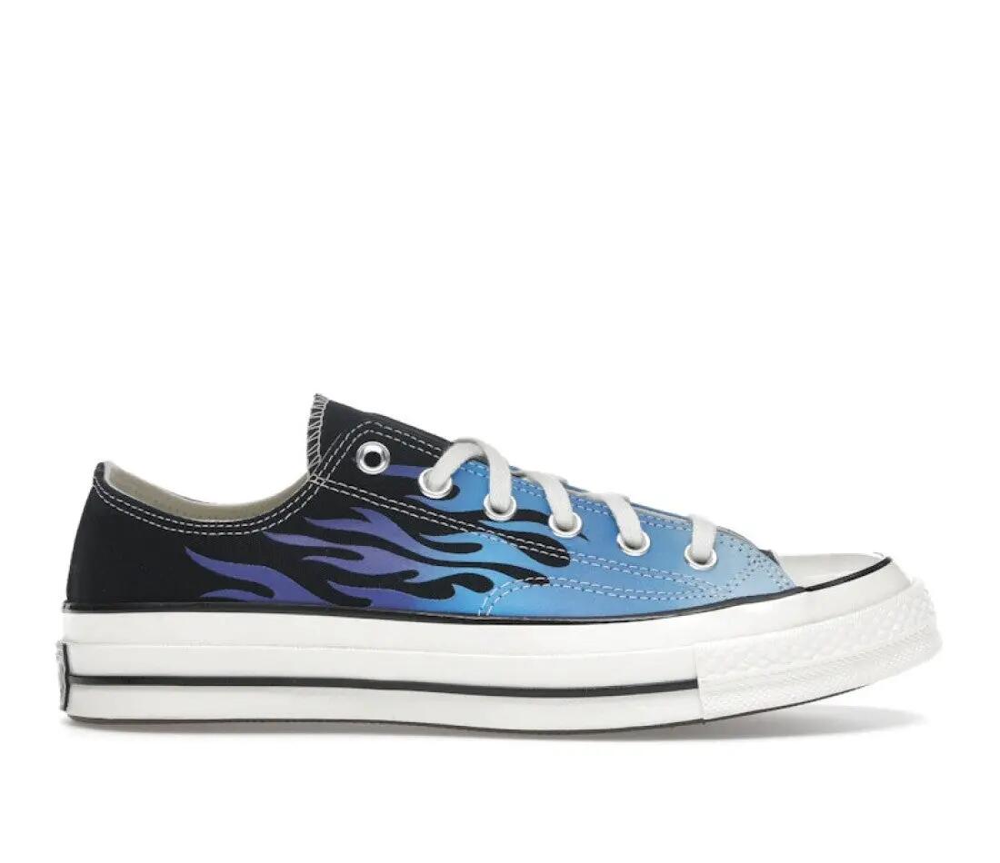 Converse Chuck 70 Low Fire Black Blue 6/7