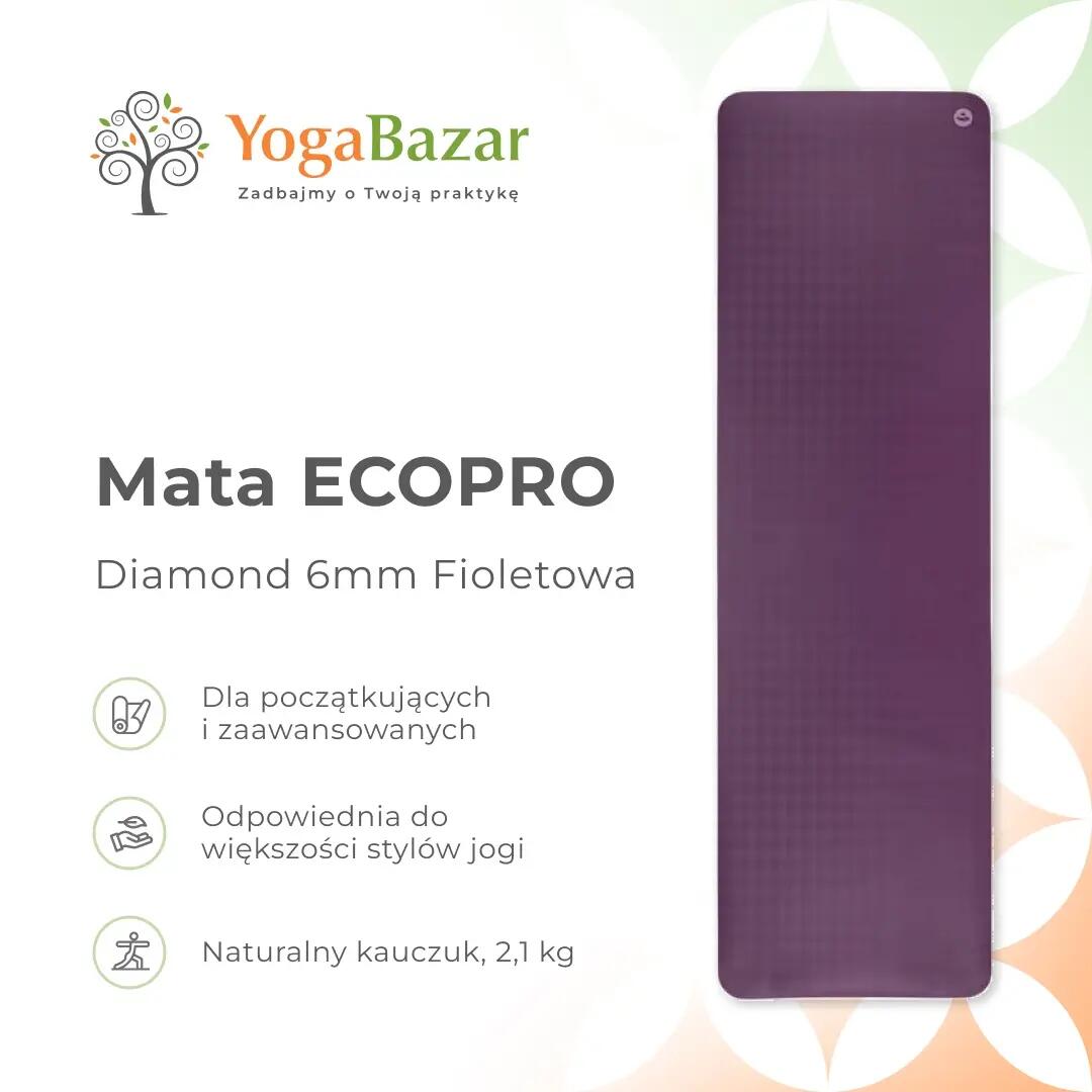 Tappetino yoga in gomma antiscivolo Bodhi EcoPro Diamond 6 mm 9/9