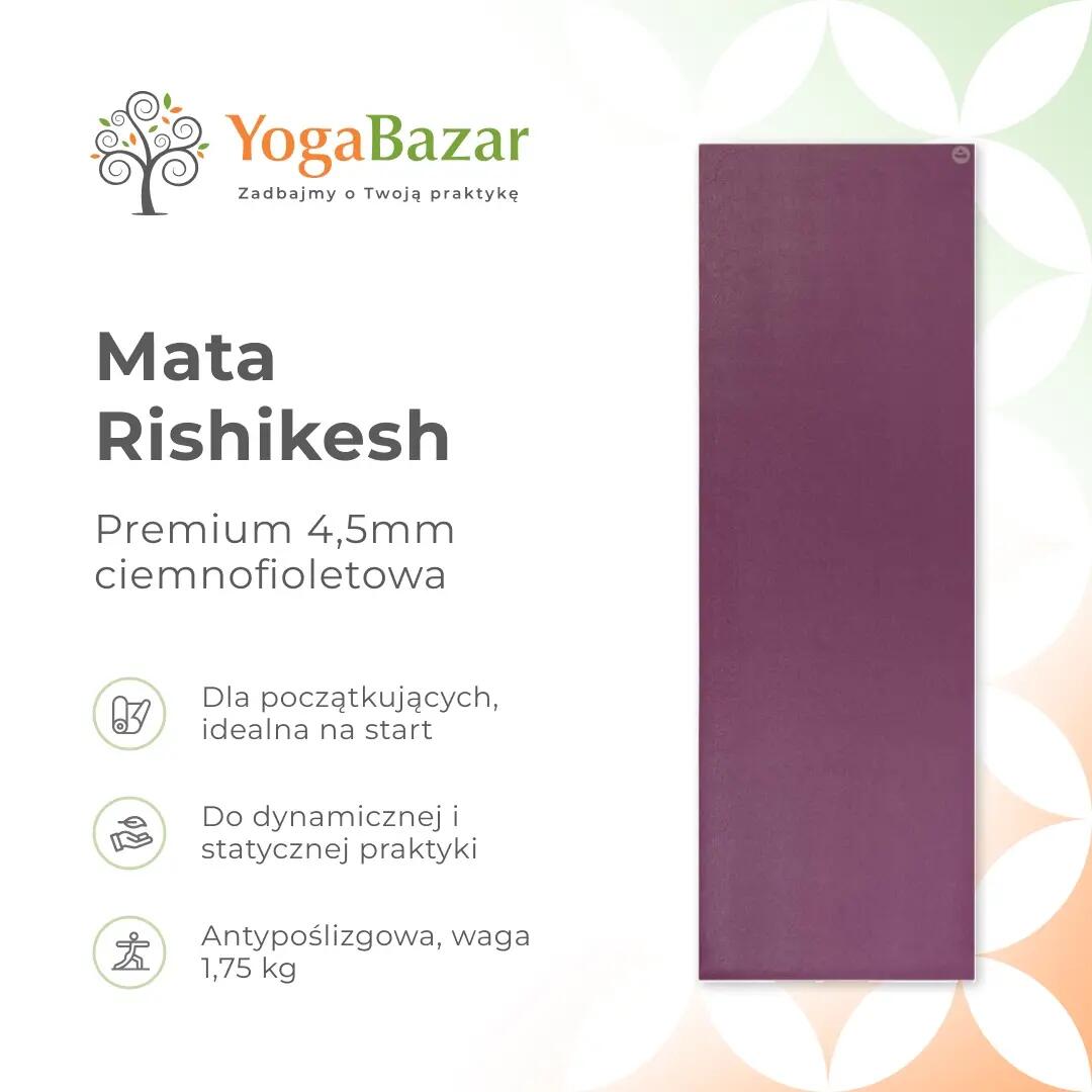 Saltea de yoga Bodhi Rishikesh Premium 4,5 mm - Violet 9/9