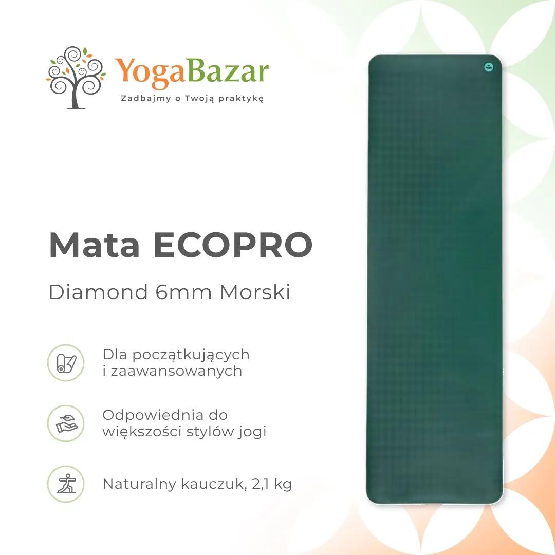 Tappetino yoga in gomma antiscivolo Bodhi EcoPro Diamond 6 mm 9/9