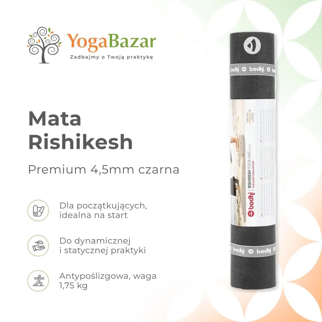 Csúszásgátló Bodhi Rishikesh prémium 4,5 mm-es fitnesz pilates jógaszőnyeg 8/8