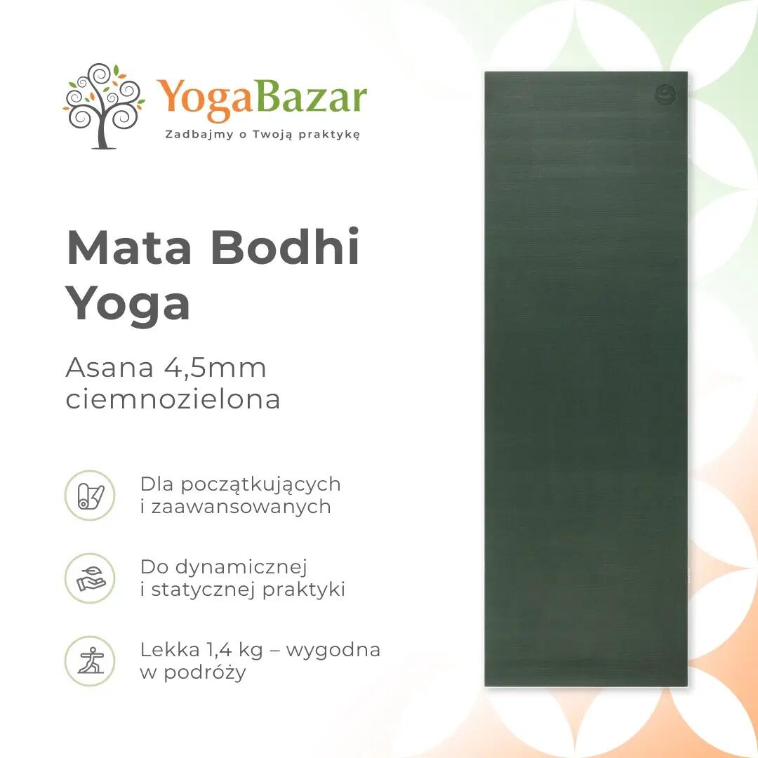 Tapis de yoga ASANA vert forêt 7/7