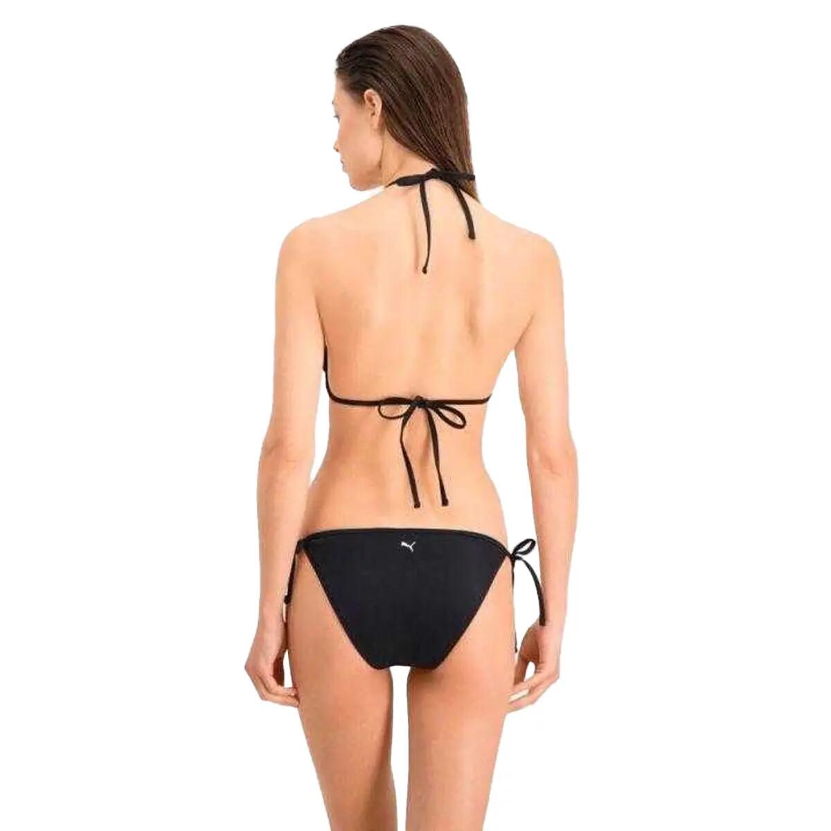 Womens/Ladies Side Tie Bikini Bottoms (Black) 4/7