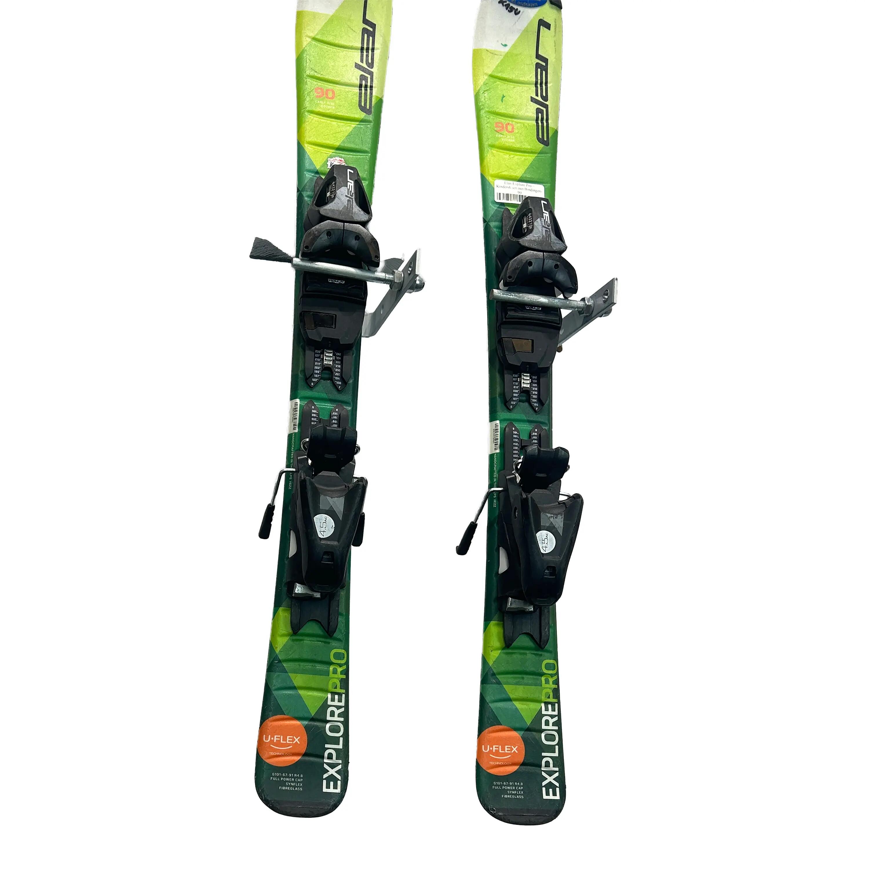 Tweedehands - Ski's Elan Explore Pro – Kinderskiset met Bindingen-90 6/6