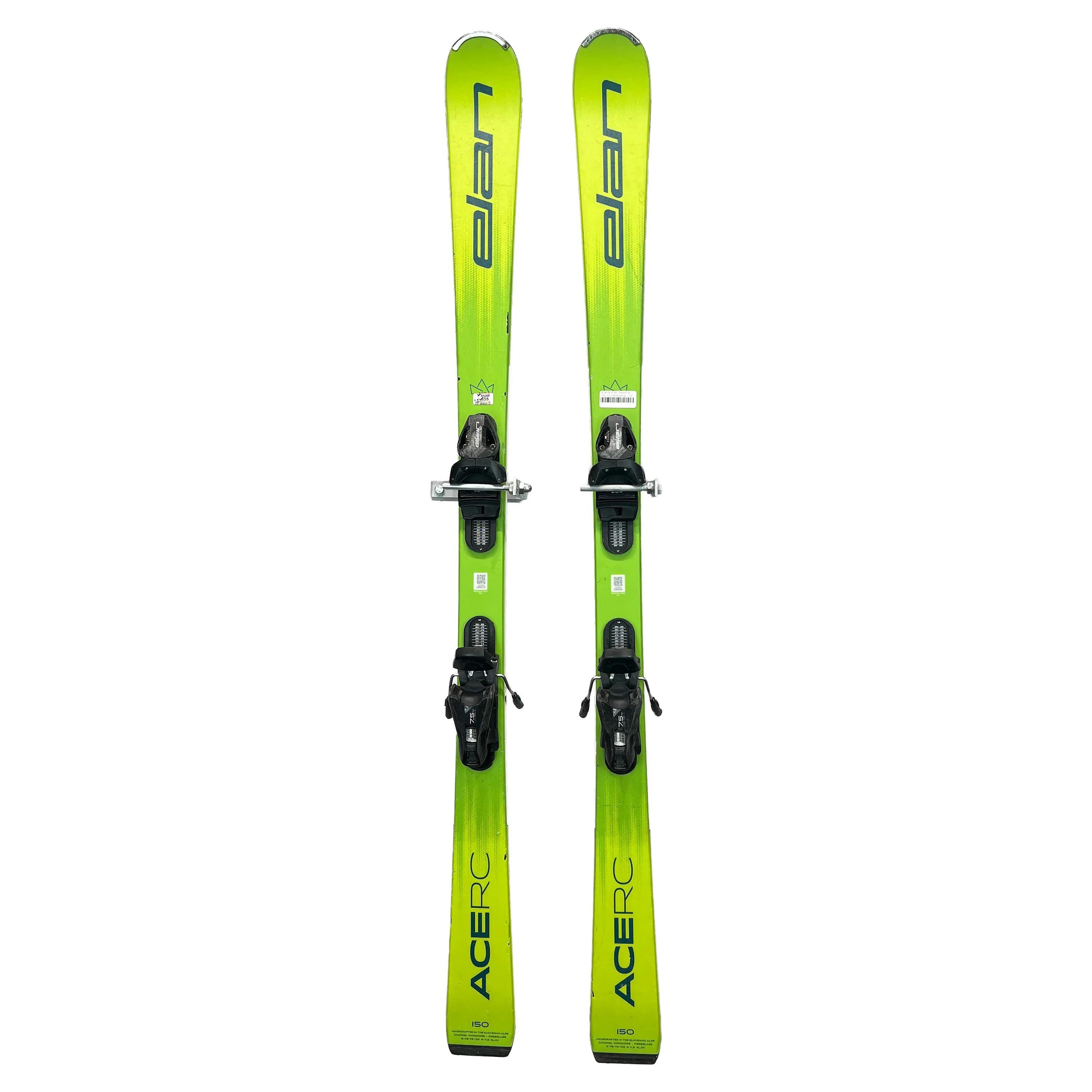 Refurbished - Hochleistungski  Elan ACE RC Junior Ski + EL 7.5 GW Binding - 150 4/6
