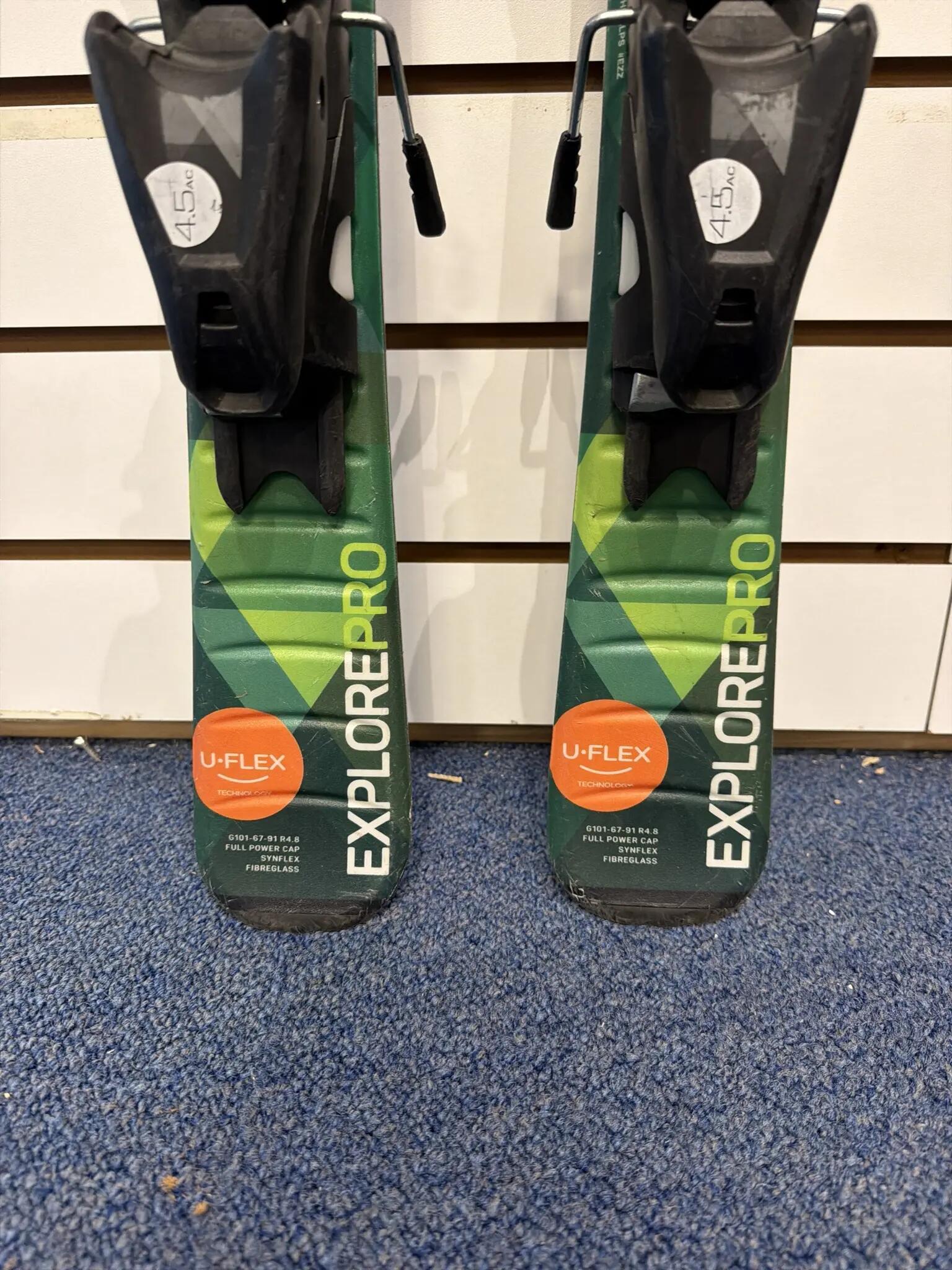 Tweedehands - Ski's Elan Explore Pro – Kinderskiset met Bindingen-90 3/6