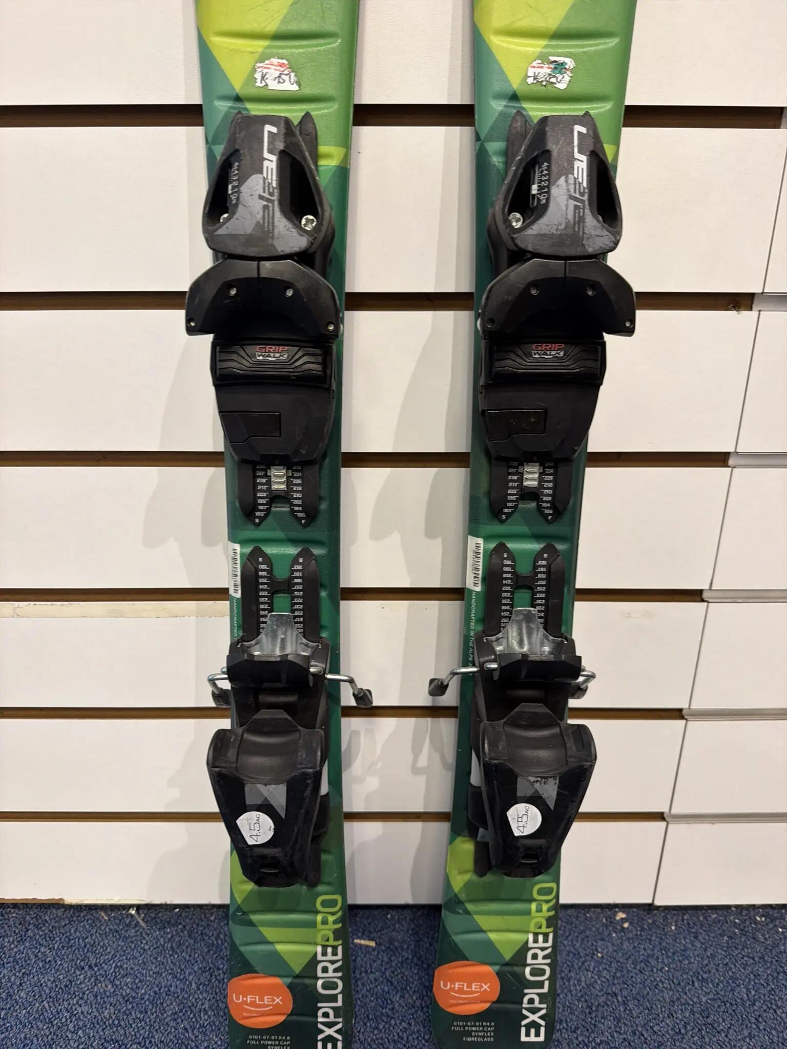 Tweedehands - Ski's Elan Explore Pro – Kinderskiset met Bindingen-90 2/6
