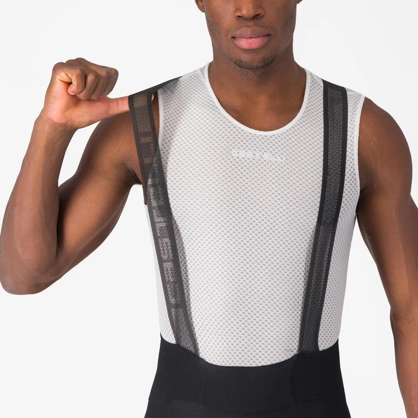 Pantaloni ciclism scurti cu bretele - Espresso Bibshort - 15-35 gr C - negru 4/5