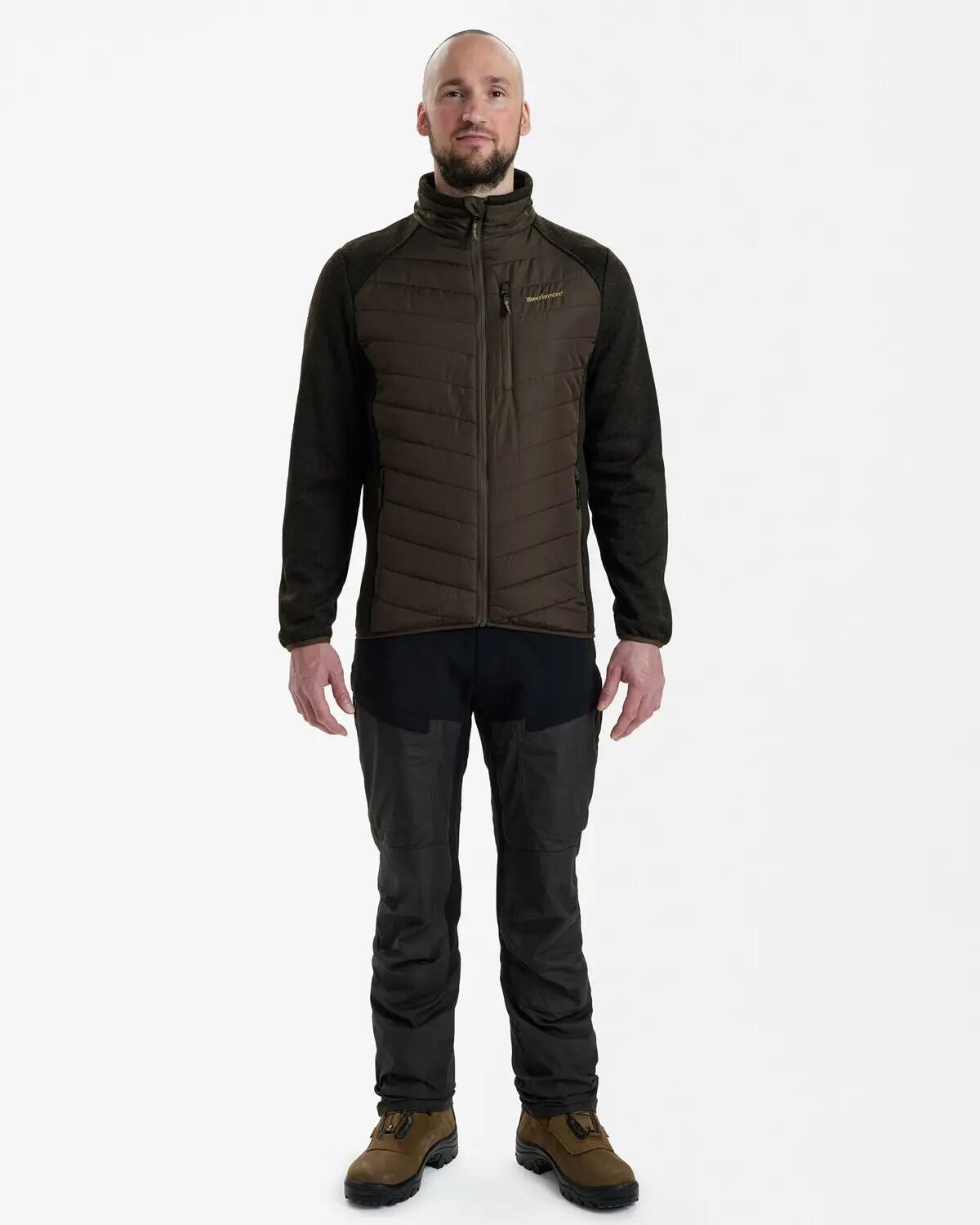 Moor wattierte Jacke - Brown Leaf, isolierend und elastisch 6/10