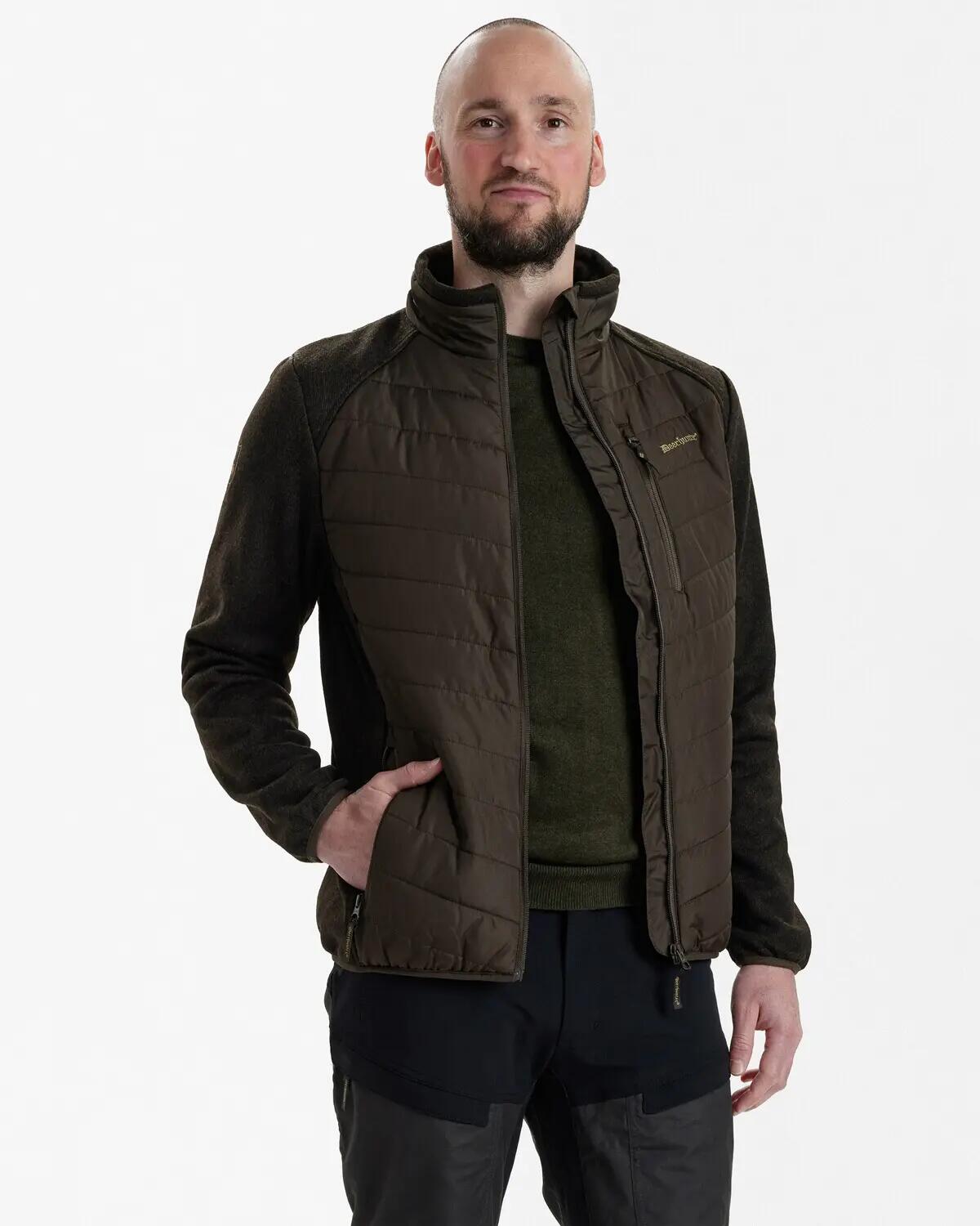 Moor wattierte Jacke - Brown Leaf, isolierend und elastisch 4/10