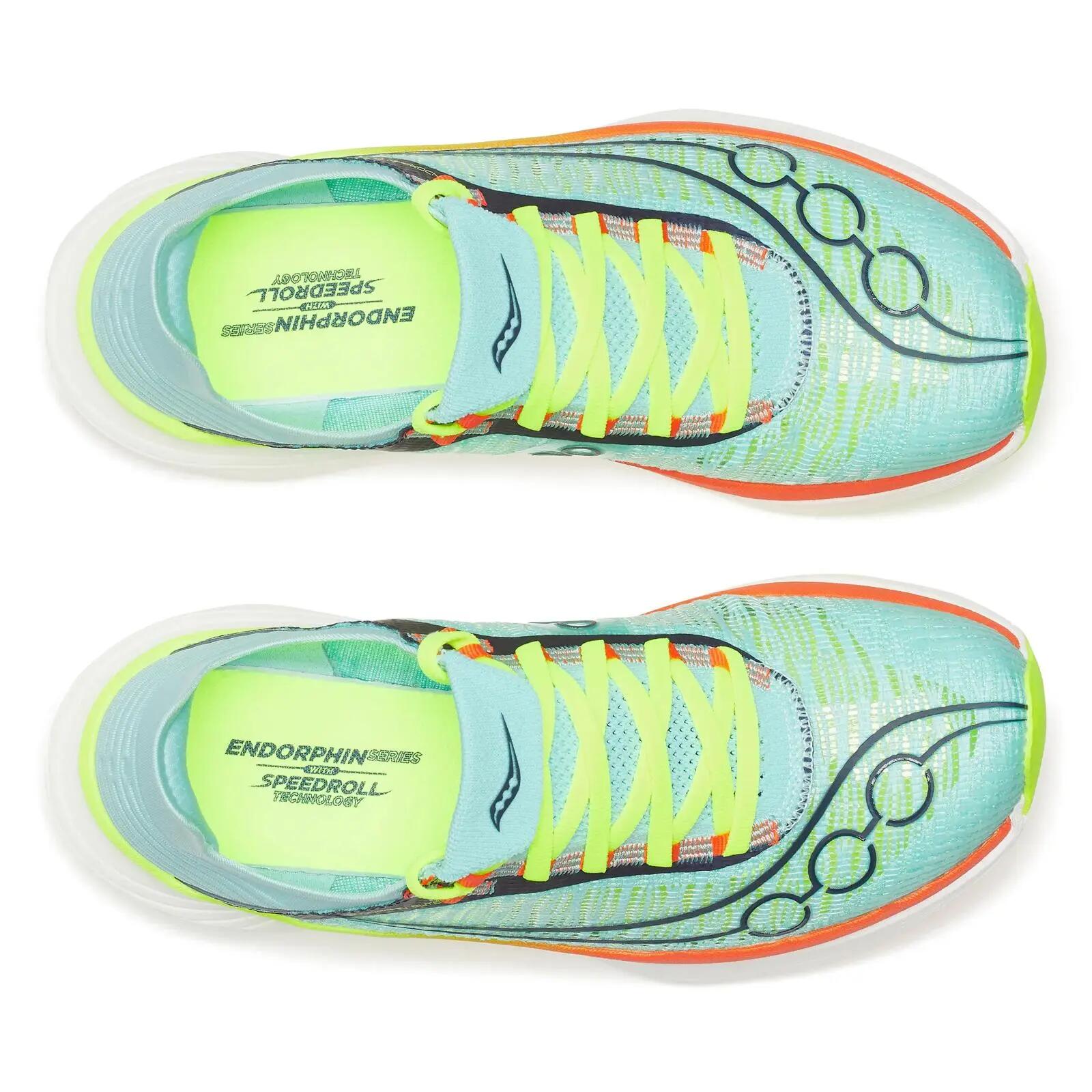 Pantofi alergare Saucony Endorphin Elite 2 - Splash | Fire | placă carbon 5/5