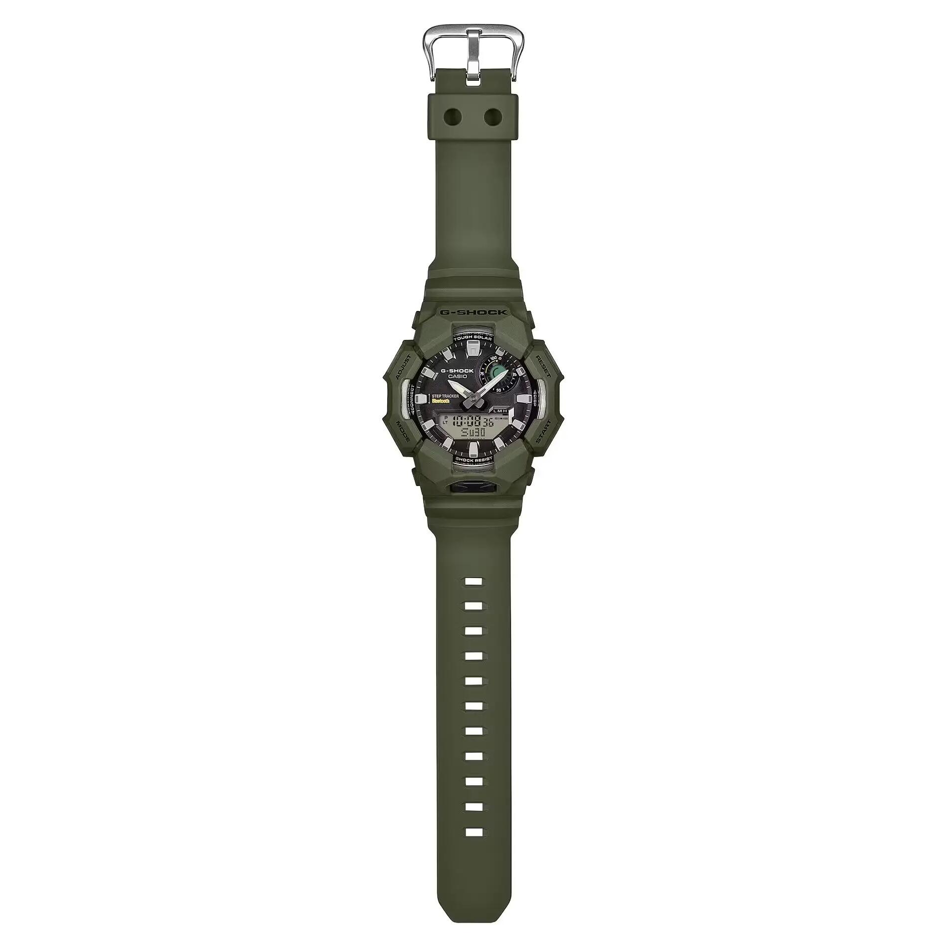 Casio Analogique - Digital Montre Vert/Noir GA-B010-3AER 3/8
