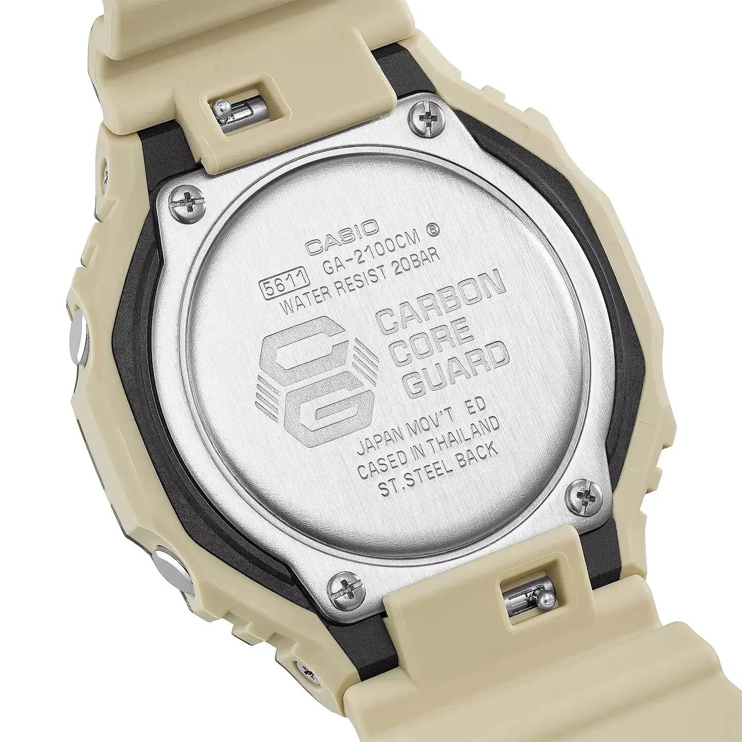 Casio Analogique - Digital Montre Beige/Noir GA-2100CM-5AER 4/11