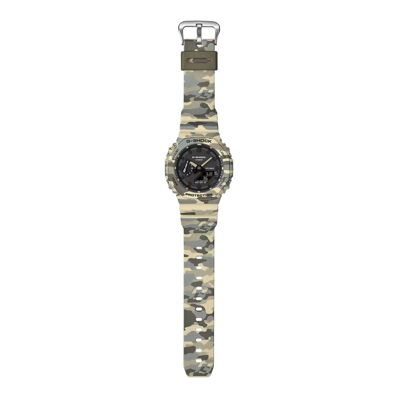 Casio Analogique - Digital Montre Beige/Noir GA-2100CM-5AER 3/11