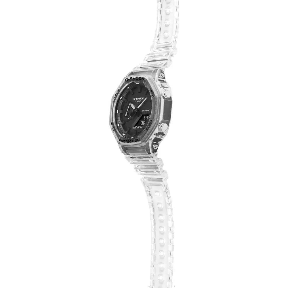 Herrenuhr Casio GA-2100SKE-7AER, Quartz, 45mm, 20ATM 9/13