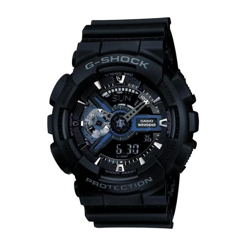 Casio Analog Digital Uhr Schwarz/Schwarz GA-110-1BER 8/13