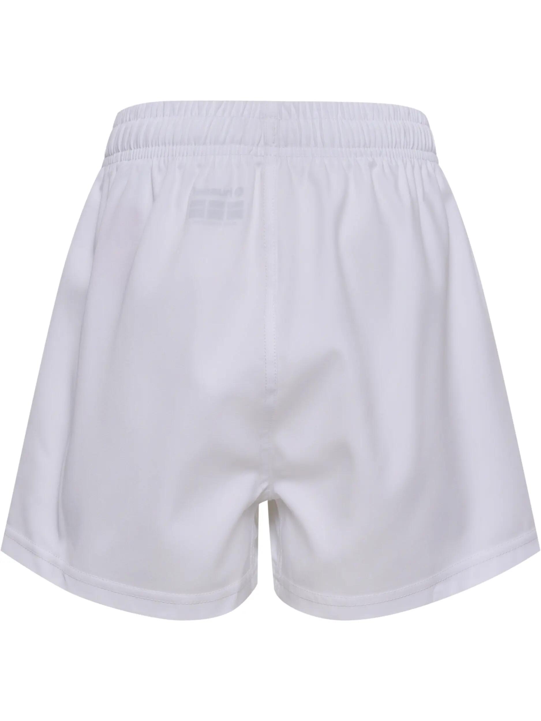 hummel Pantaloncini Rugby Woven Bambini Bianco – WHITE 3/5