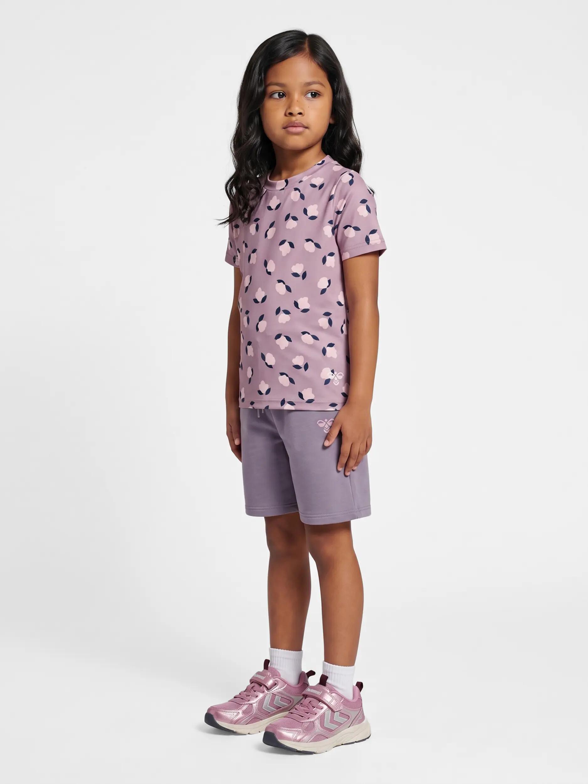 T-shirt da bambina Hummel Fitted Aop 3/9