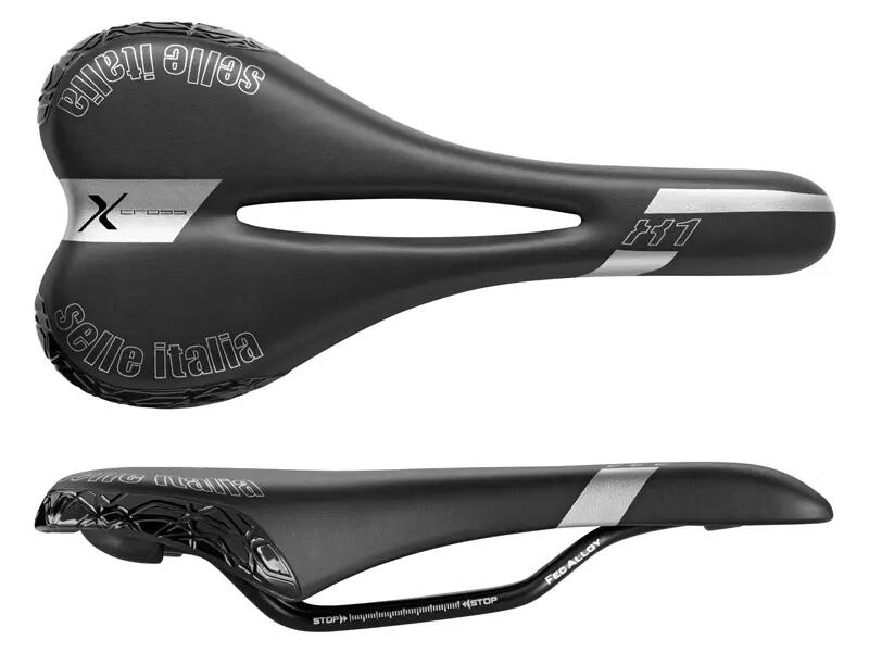 Sella - Ciclismo su strada e MTB - X1 X-Cross Flow - Intaglio centrale - Nera 1/3