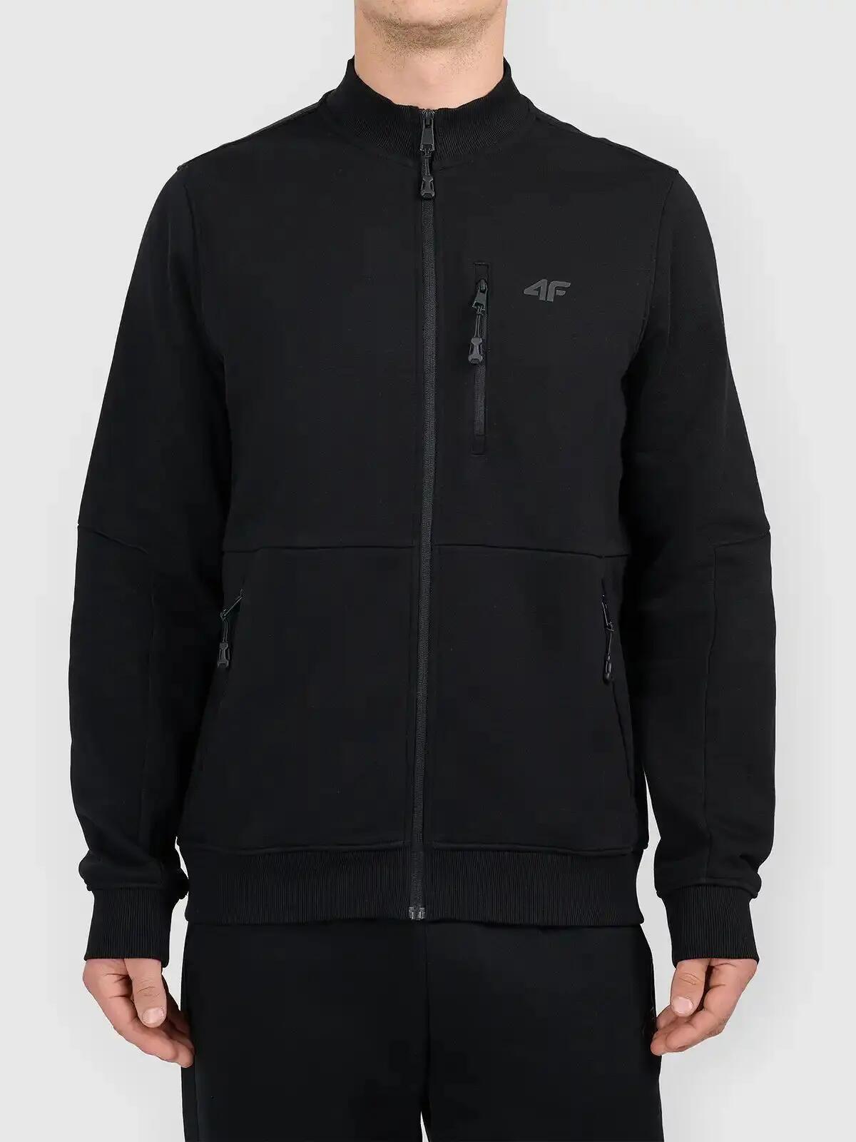4F Herenhoodie met opstaande kraag 3/6