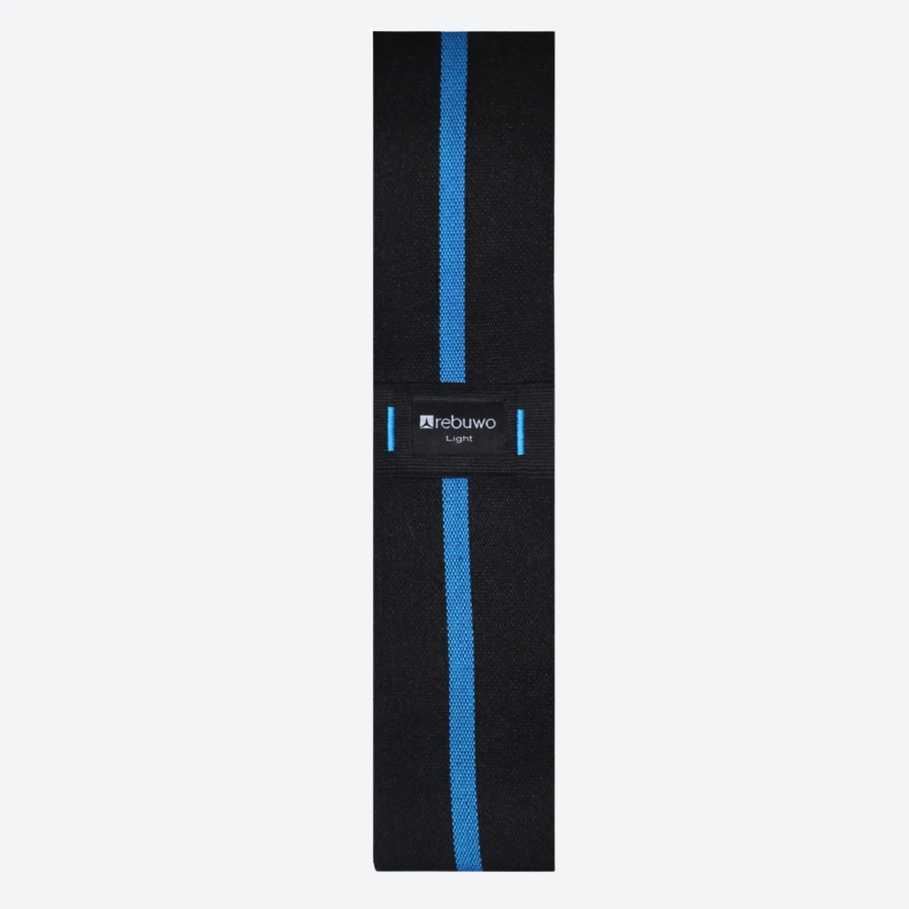Light Squat Direnç Bandı Kaymaz Fitness Egzersiz Lastiği 31x8 cm – Siyah Mavi 1/2