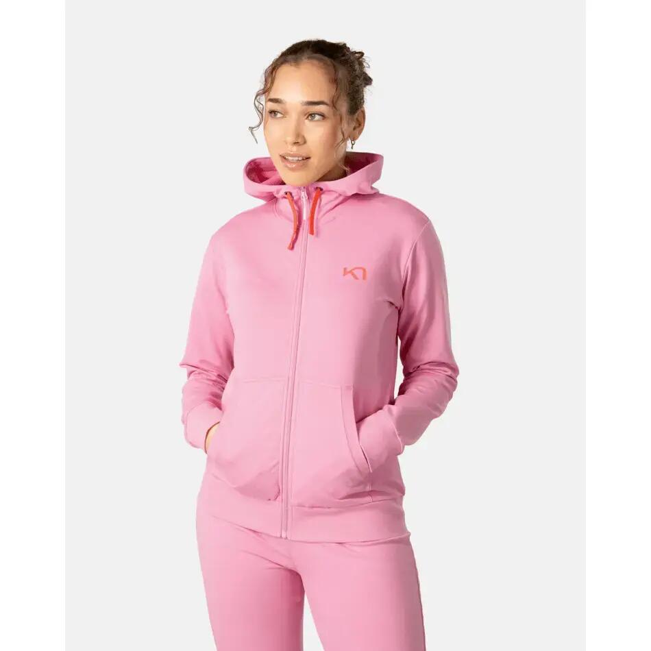 Damska bluza z kapturem full zip Kari Traa 2/4