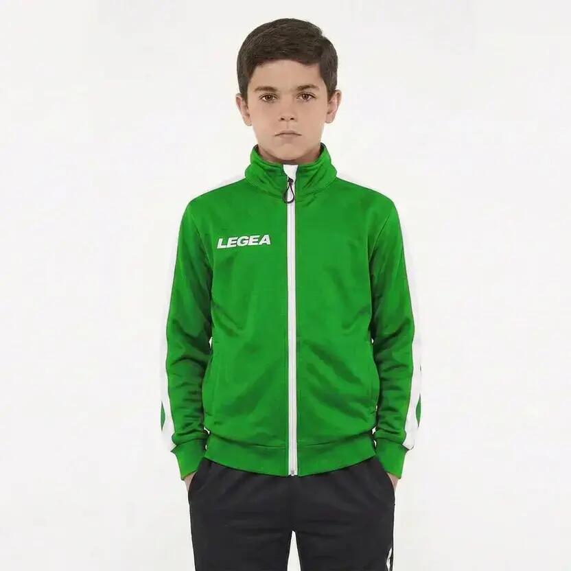 Casaco California Junior running Verde-Branco 2/2