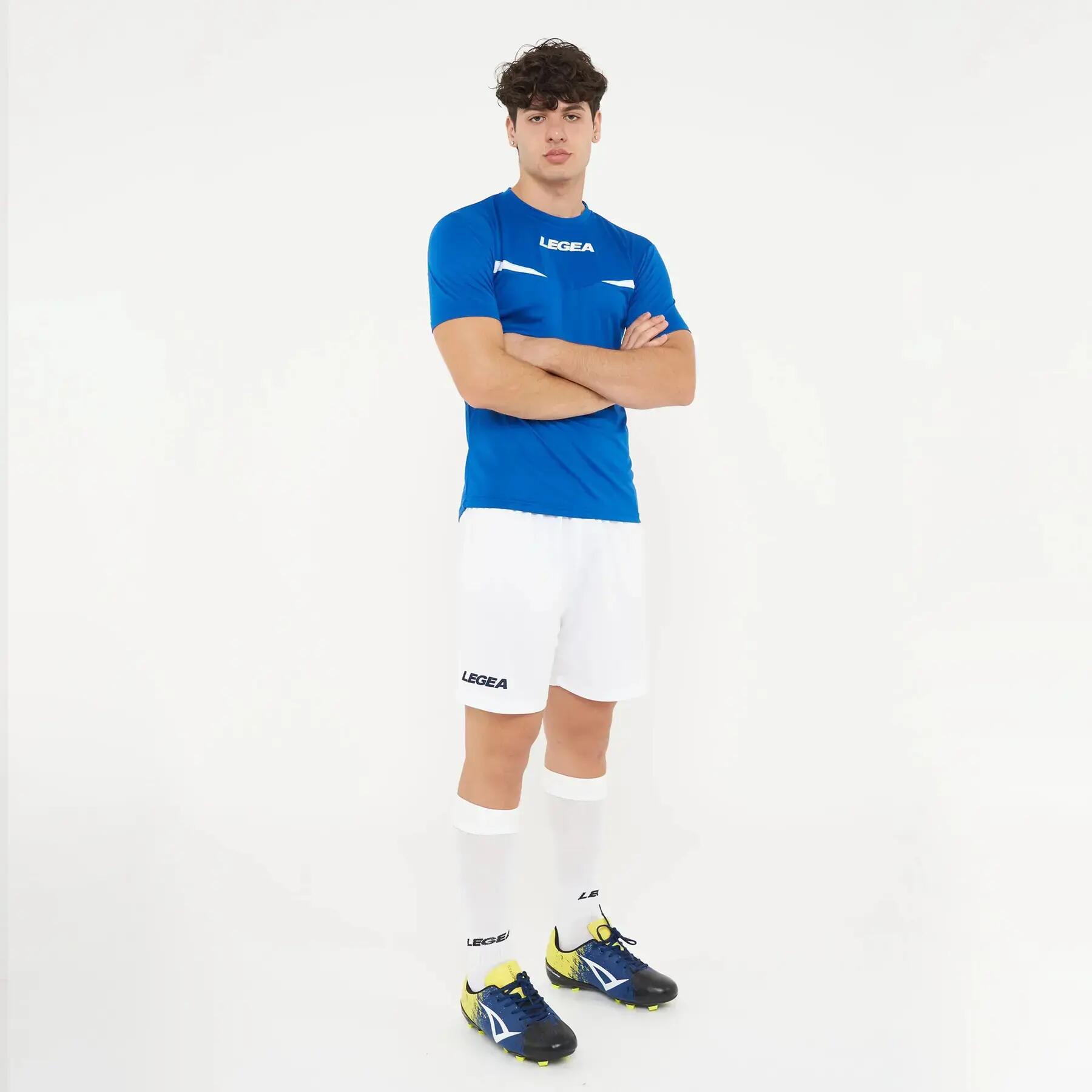 Maglia Taipei ML da running traspirante azzurro-bianco 5/7