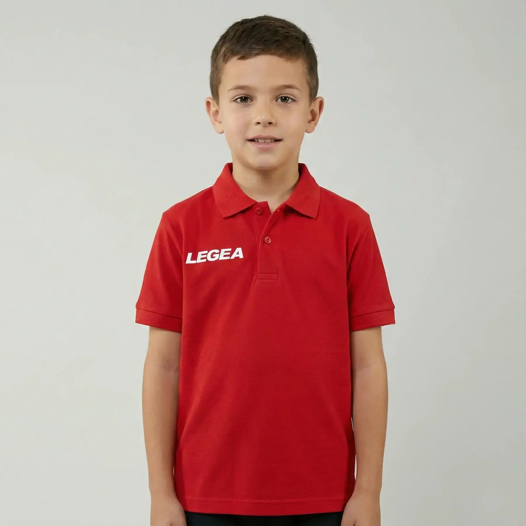 Sud Gold Junior kids’ short-sleeve cotton polo 2/3