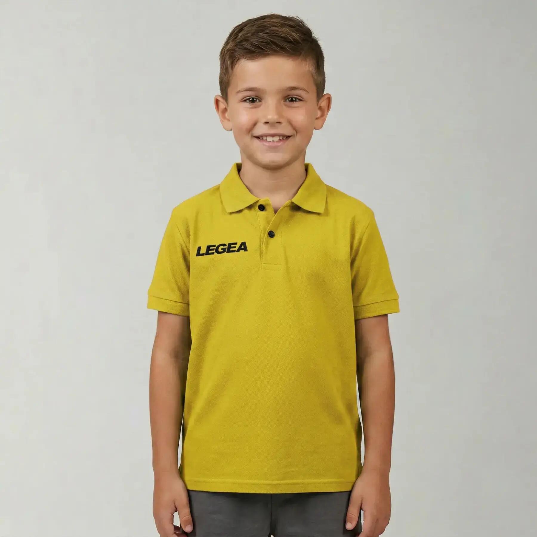 Polo de algodón para niños de manga corta Sud Gold Junior 2/3