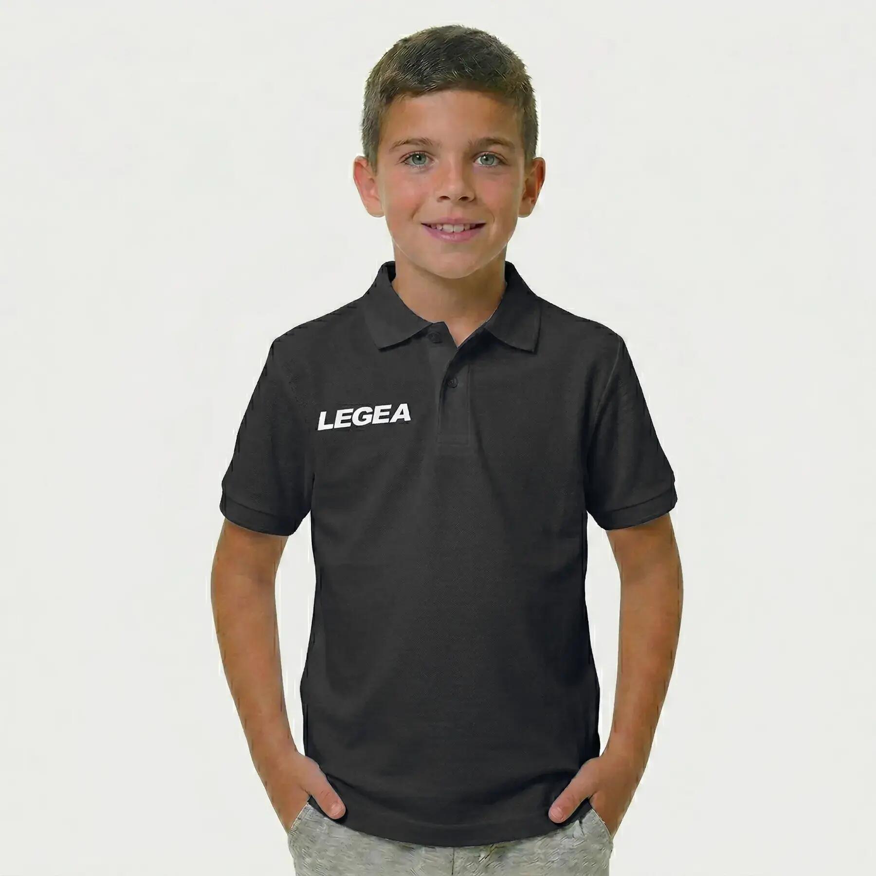 Polo in cotone da bambini a maniche corte Sud Gold Junior 2/3