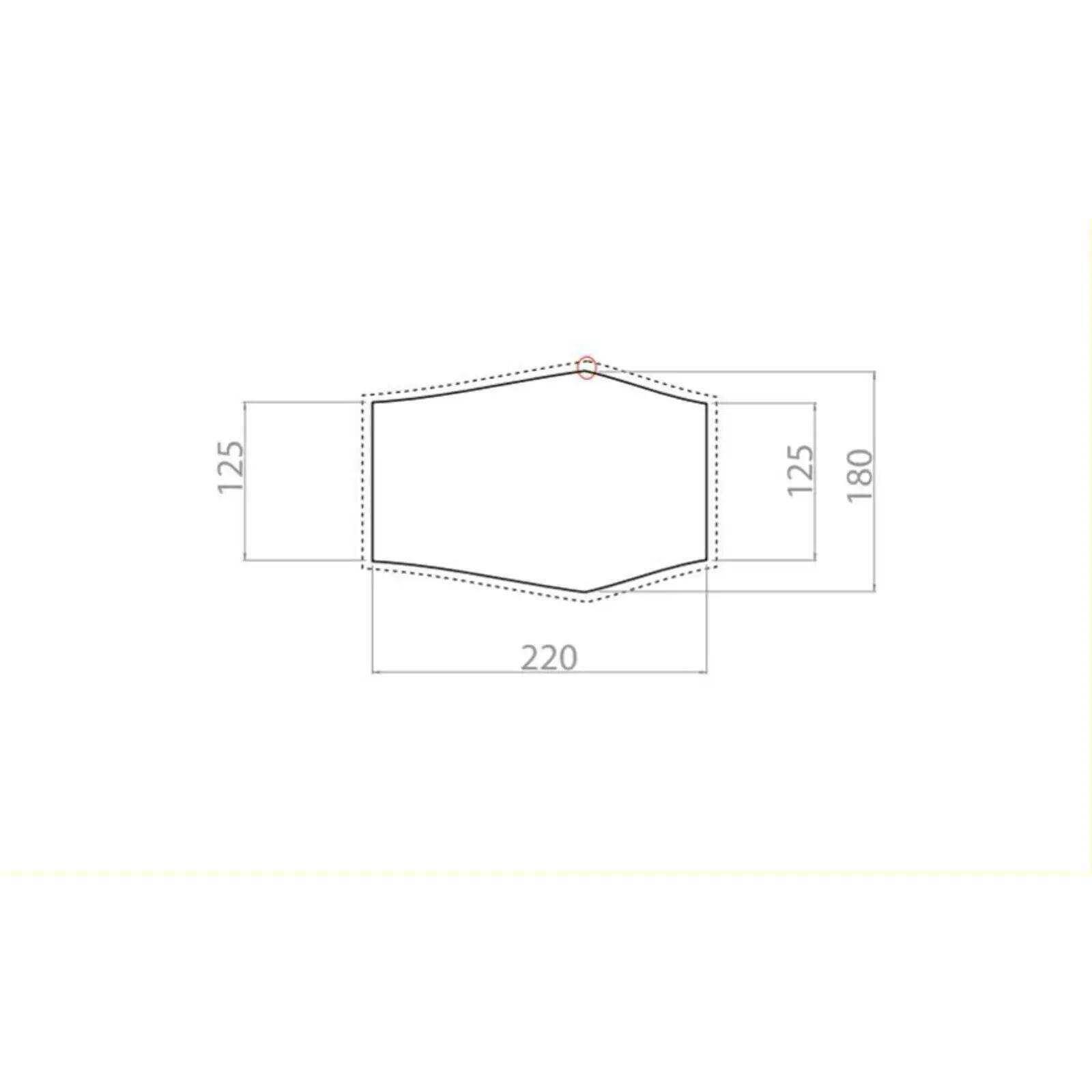 Tenda Vaude Ultralight Lizard 2 posti 4/4