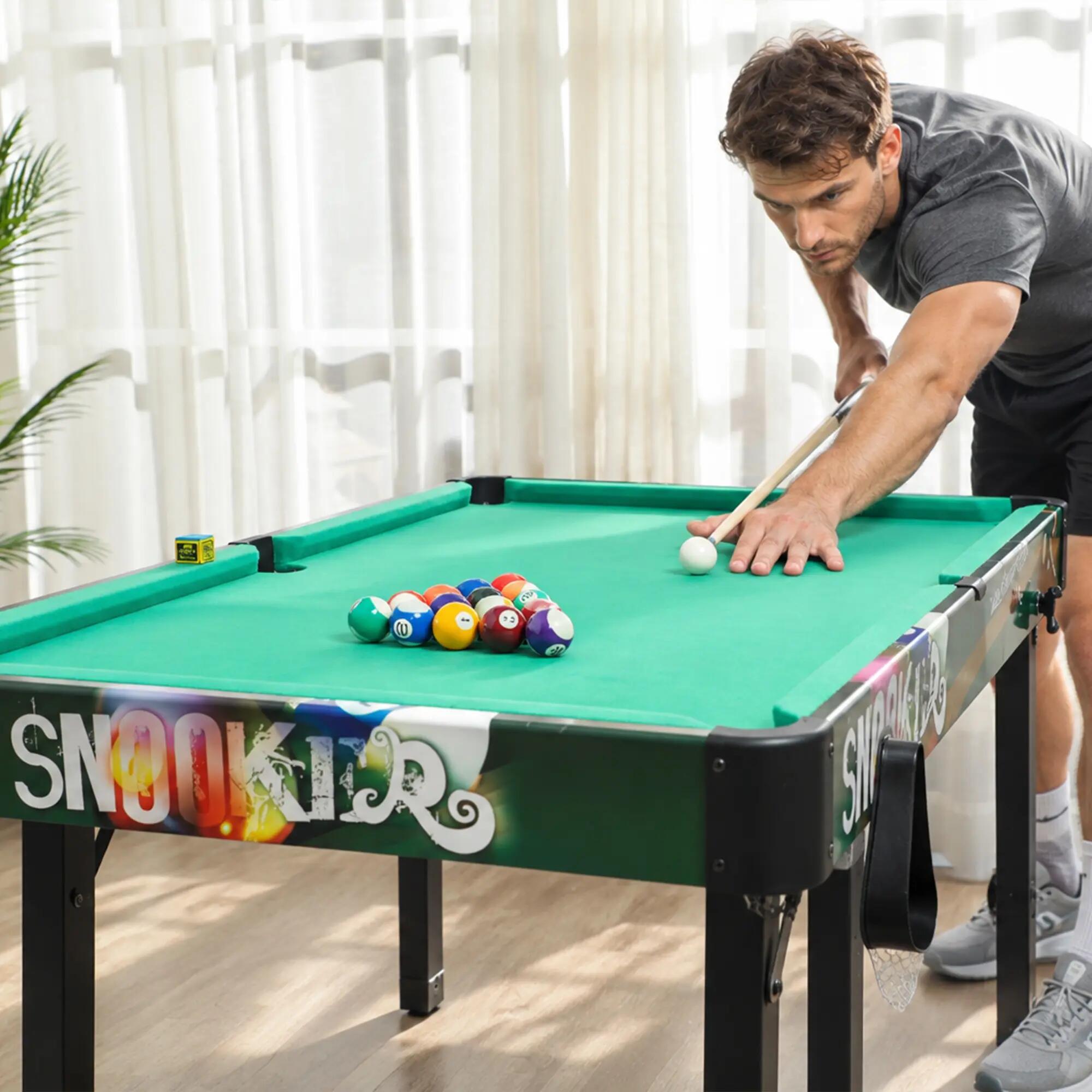Mesa de Jogos 6 em 1 118x104x71 cm Multicor HOMCOM 4/6