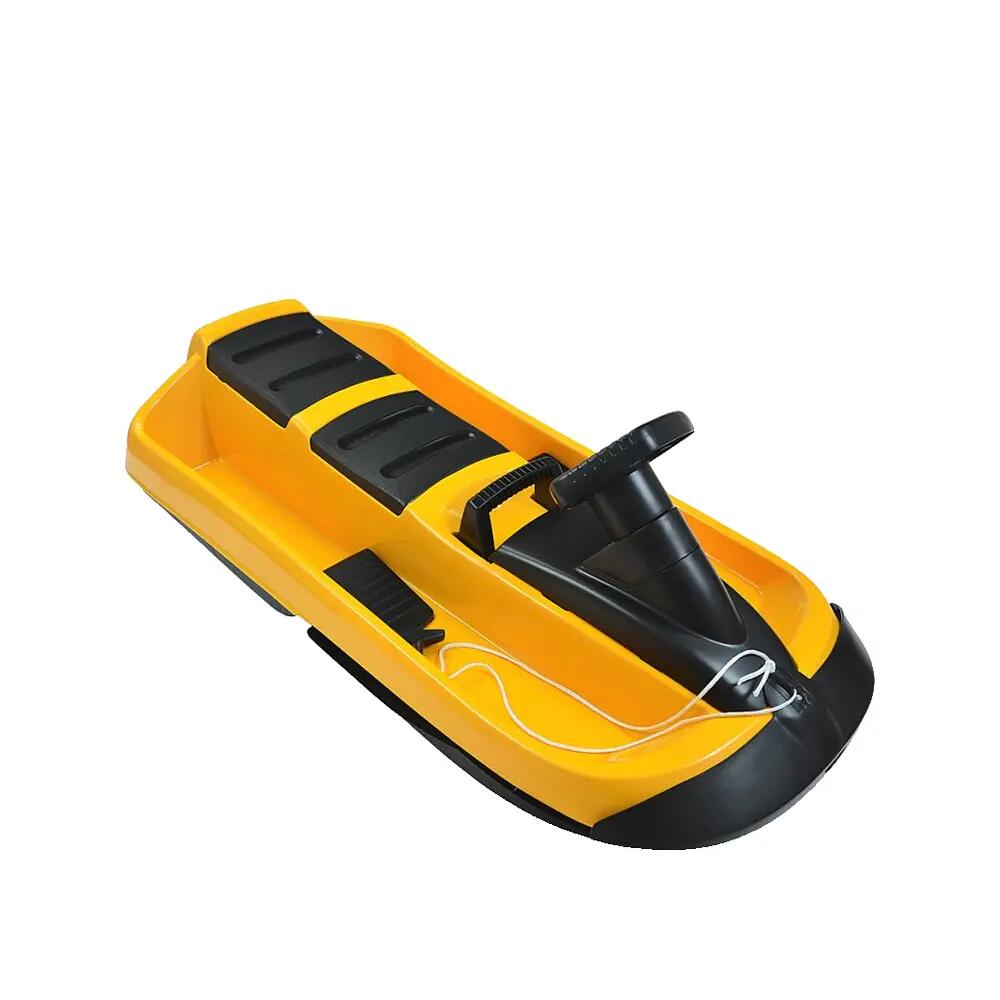 Hamax "Sno Taxi" 2-seater sled with steering wheel and brakes 6/8
