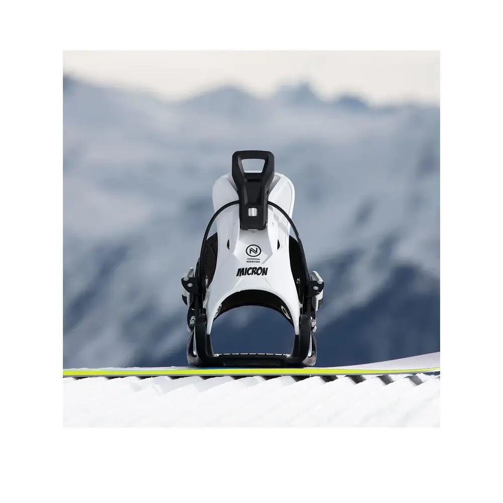 Snowboardbindungen Nidecker Micron Stormtrooper Silber 10/10