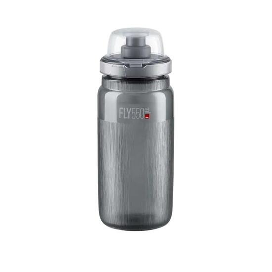 Bottiglia d'acqua Elite Fly Tex MTB 550ml Grigia